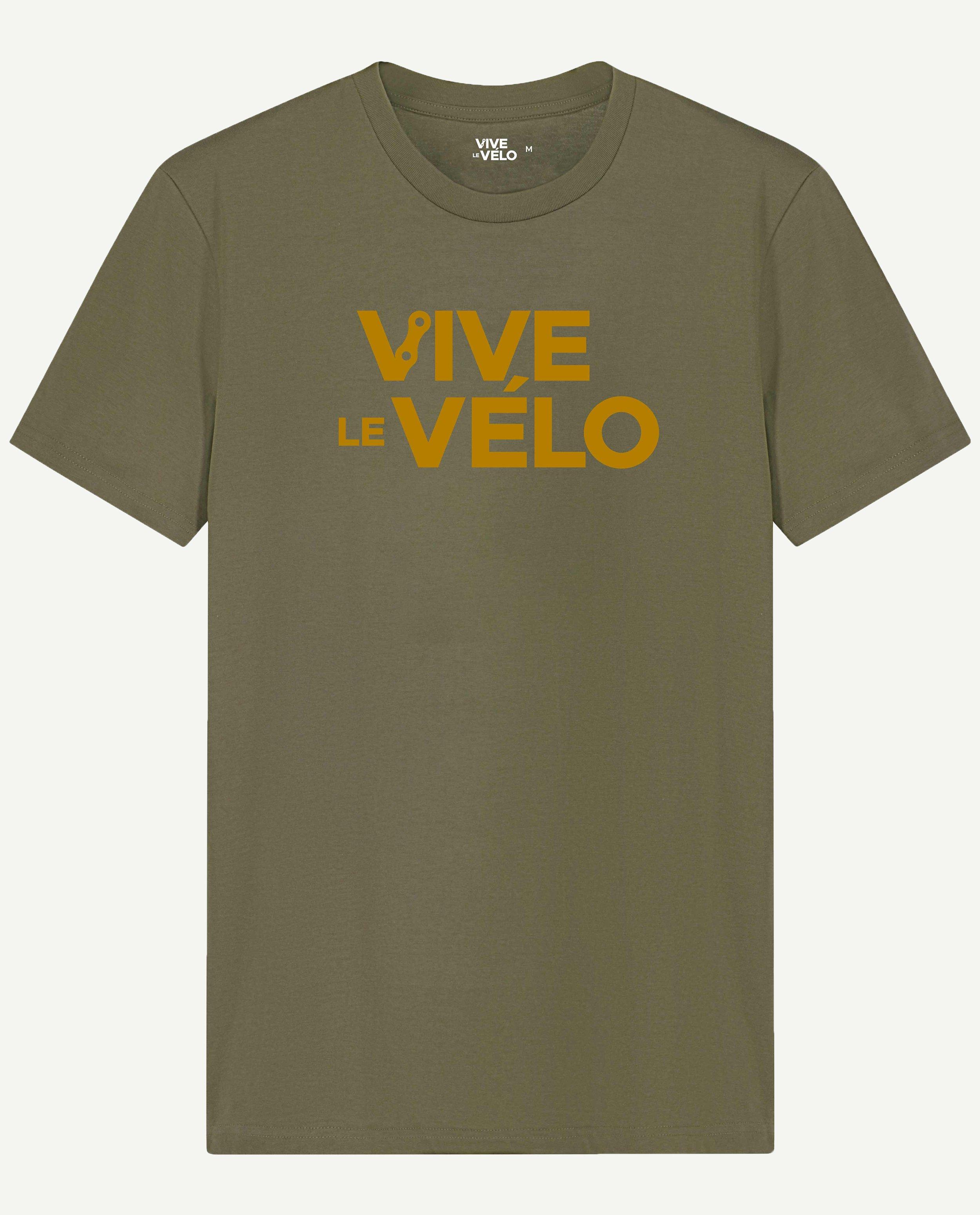Groen T-shirt Vive le V&eacute;lo - Product Detail - khaki - afbeelding nummer 3