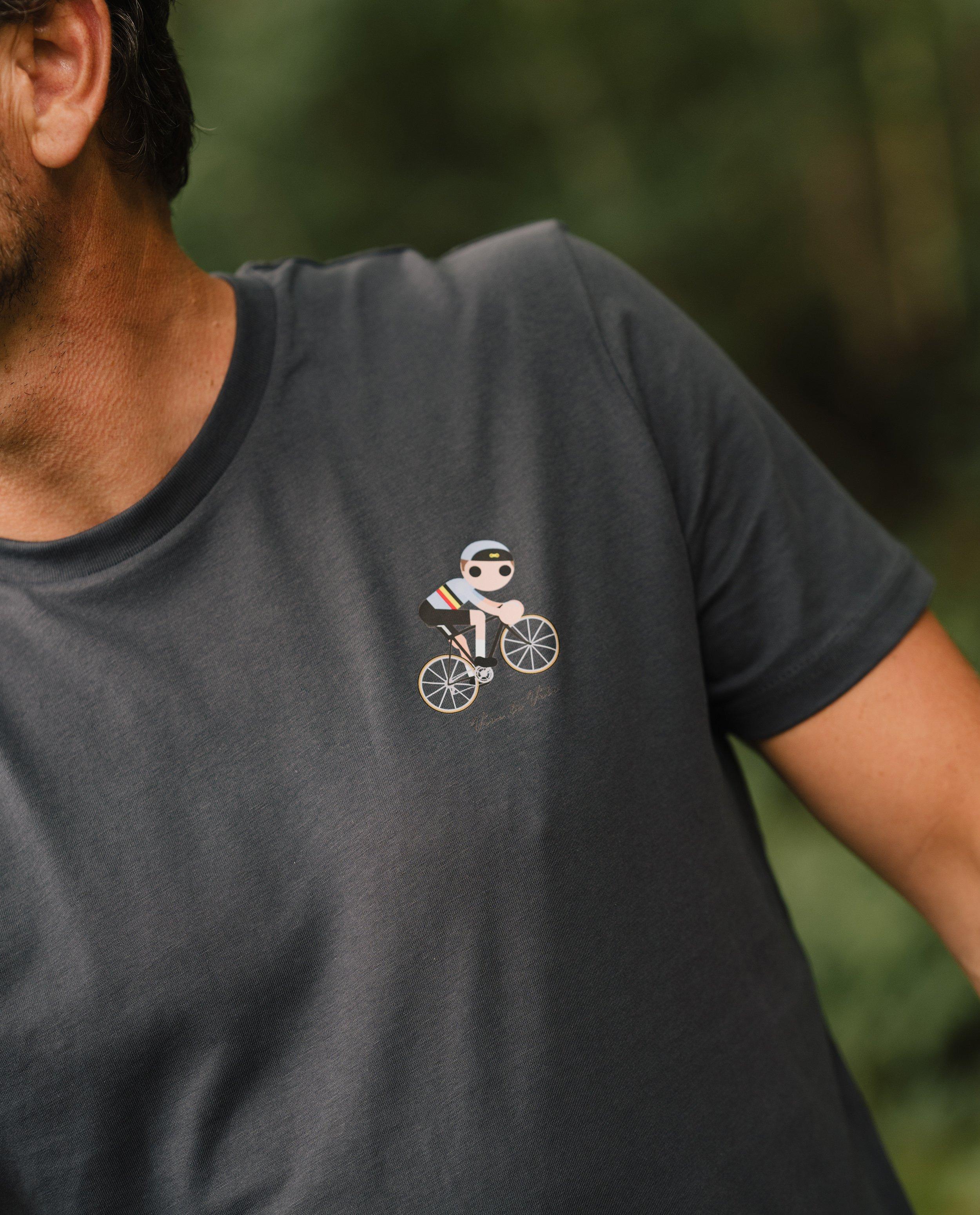 Blauwgrijs T-shirt met print - Product Detail - donkergrijs - afbeelding nummer 1