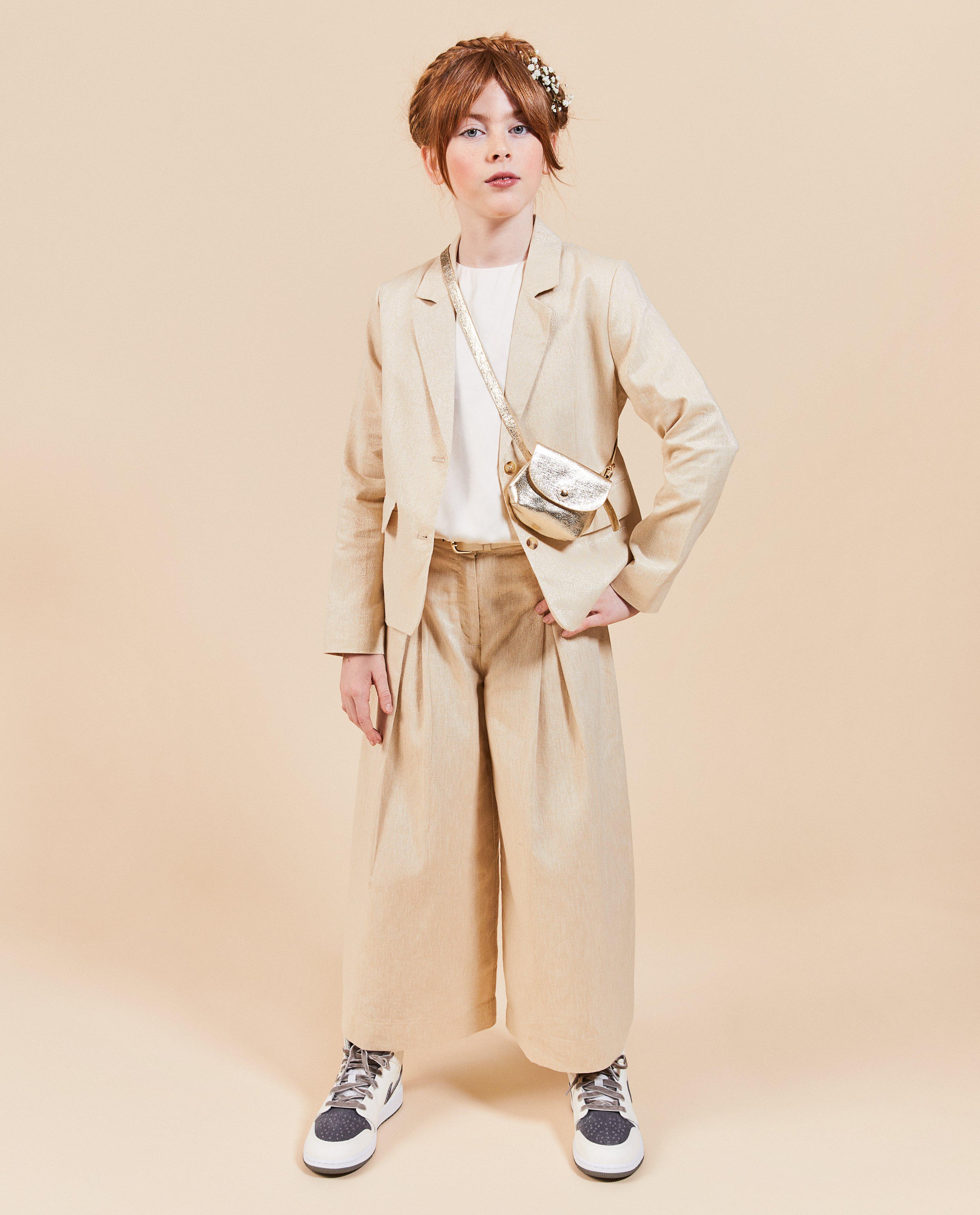 Broek met metaaldraad, feest - null - Milla Star