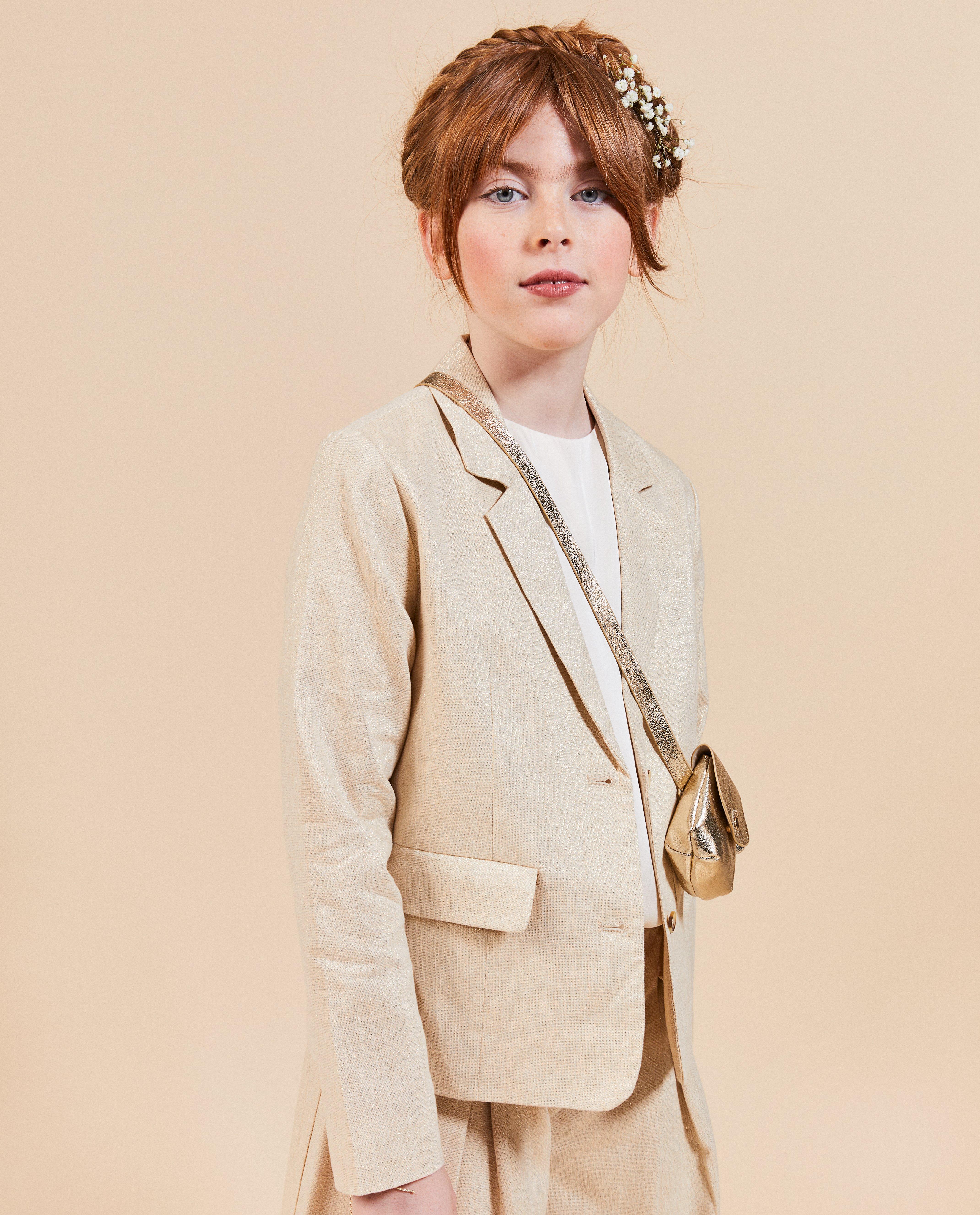 Veste de costume à fil métallisé - null - Milla Star