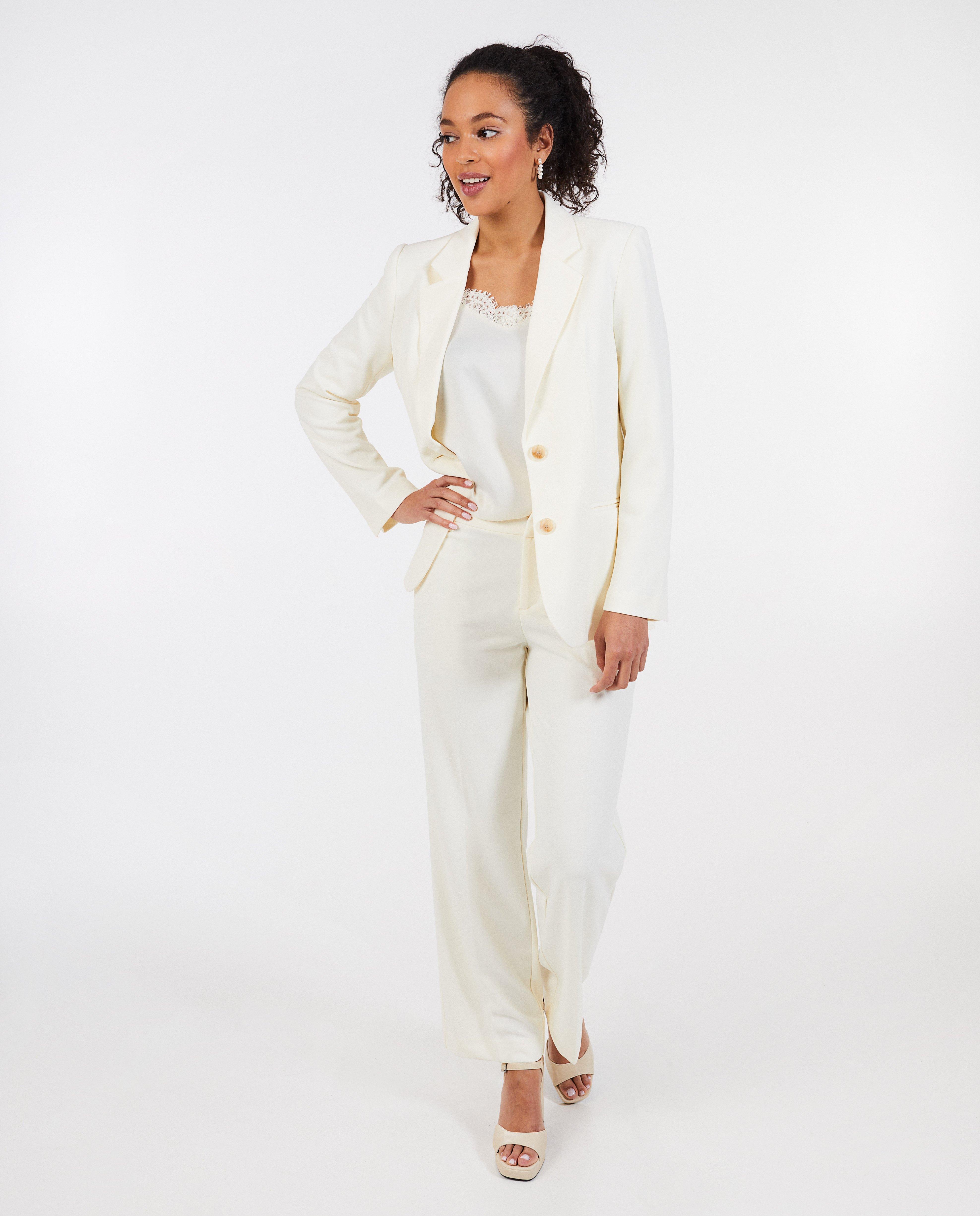 Blazers - Zwarte blazer met structuur