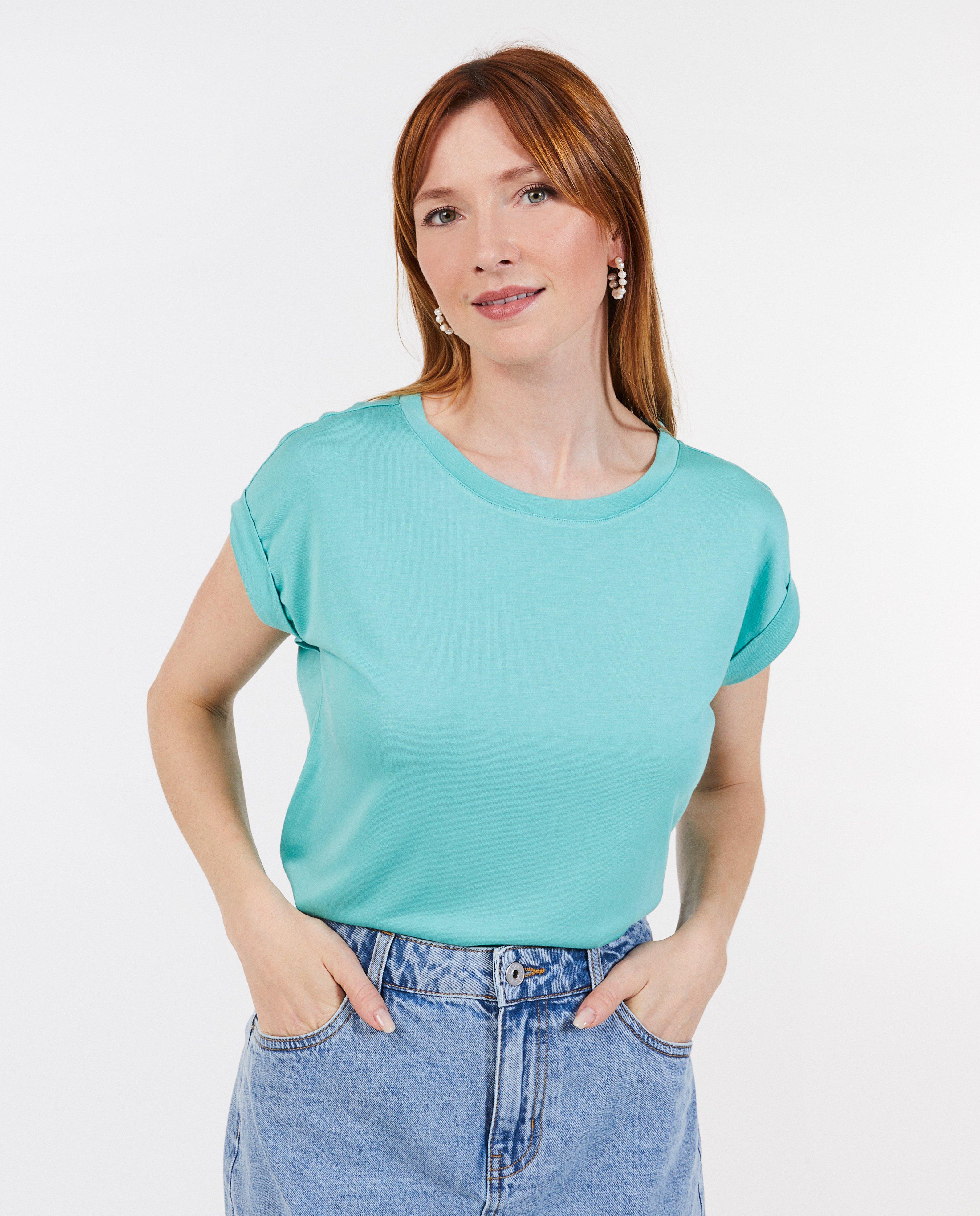 Turquoise T-shirt - null - Sora