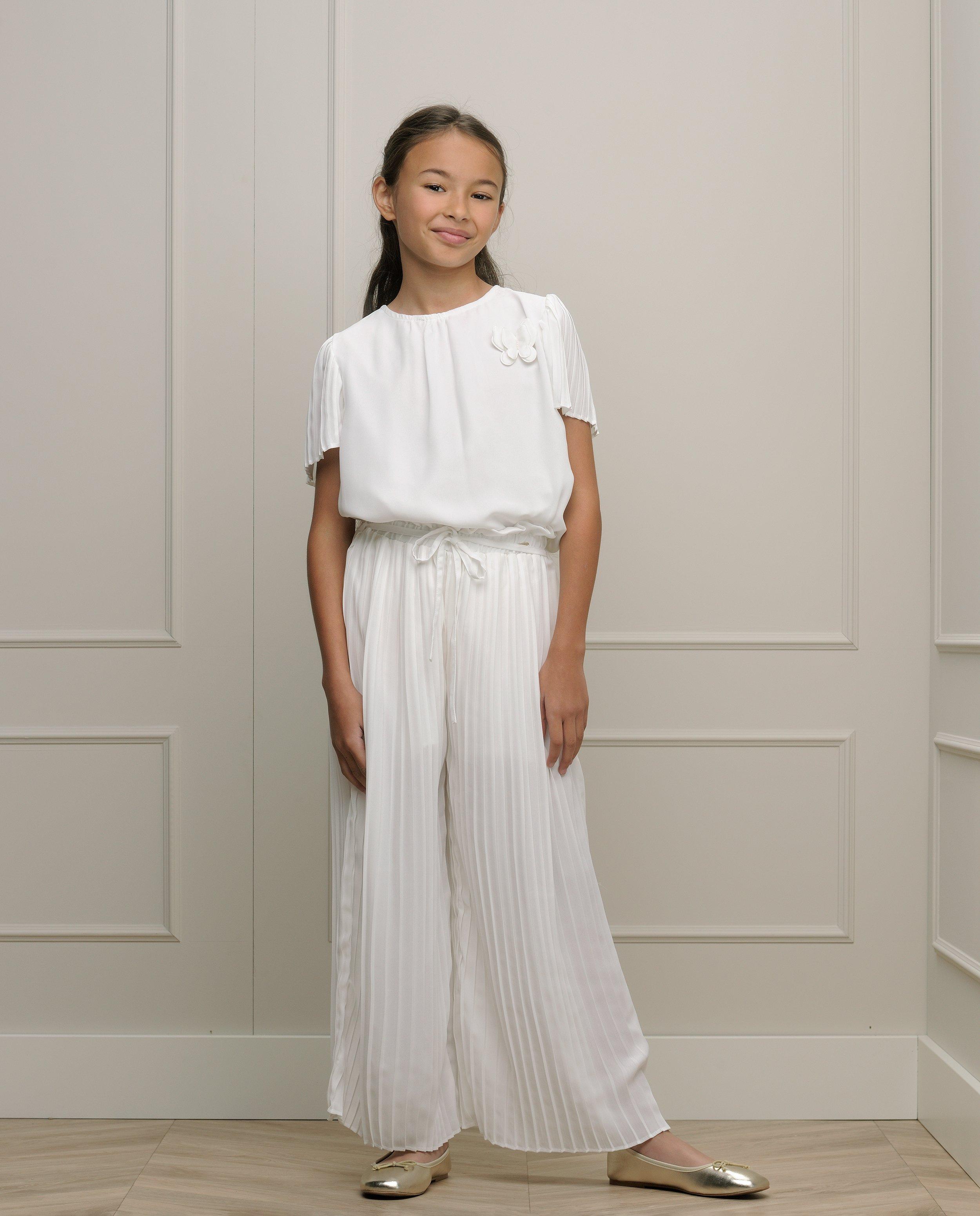 Broek met plooien, feest - null - Le Chic