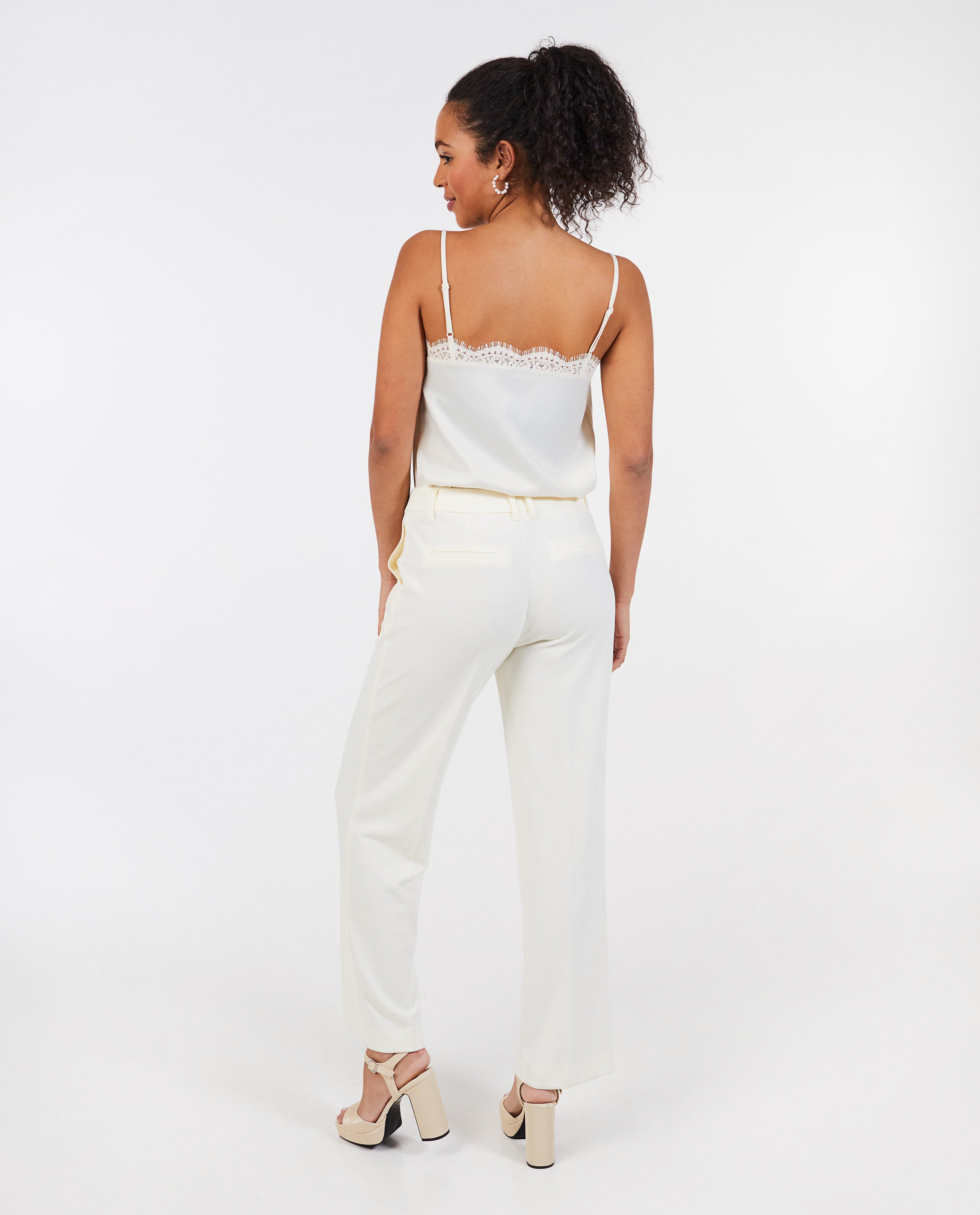 Hemden - Witte top met kant