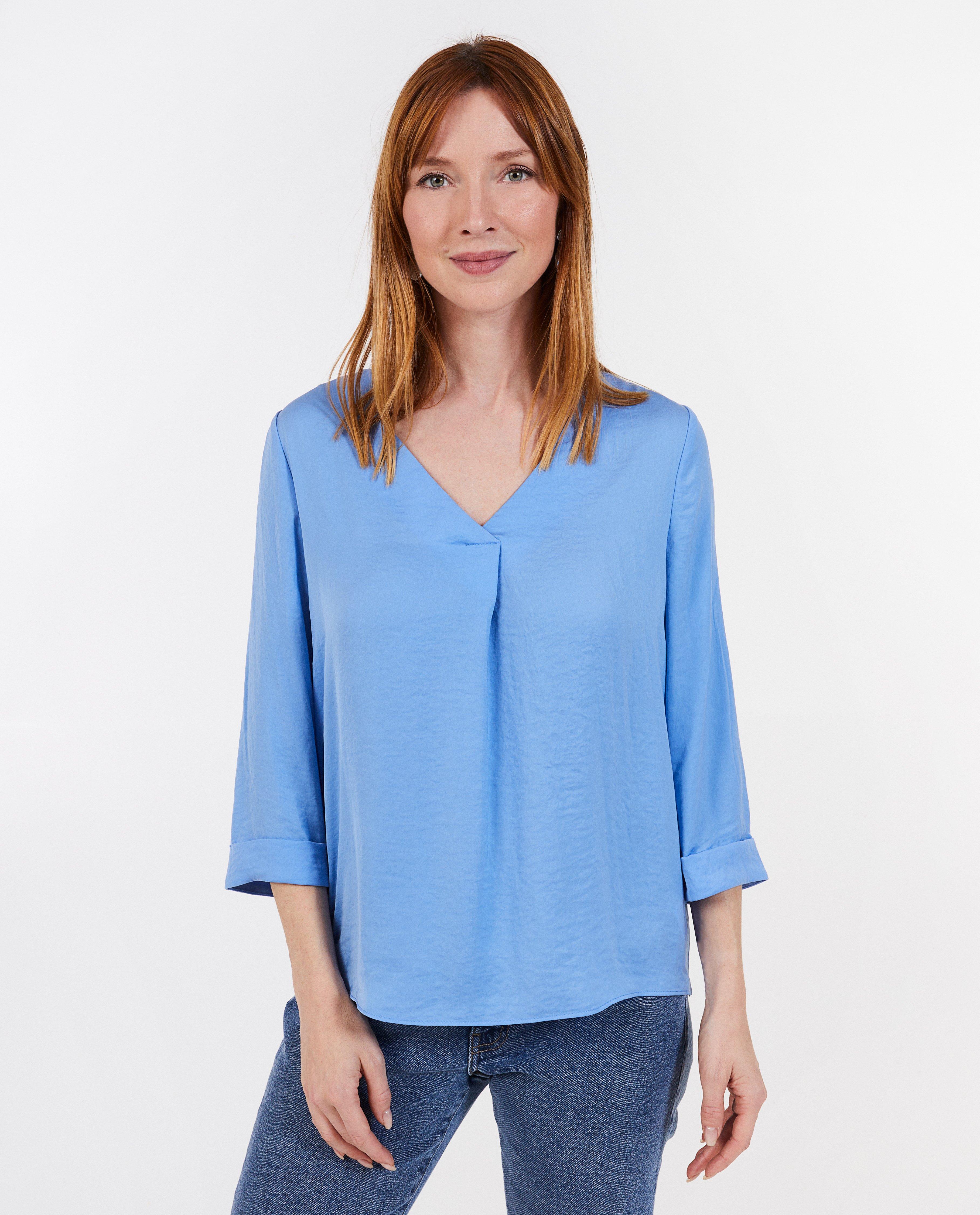 Satijnen blouse - null - Sora