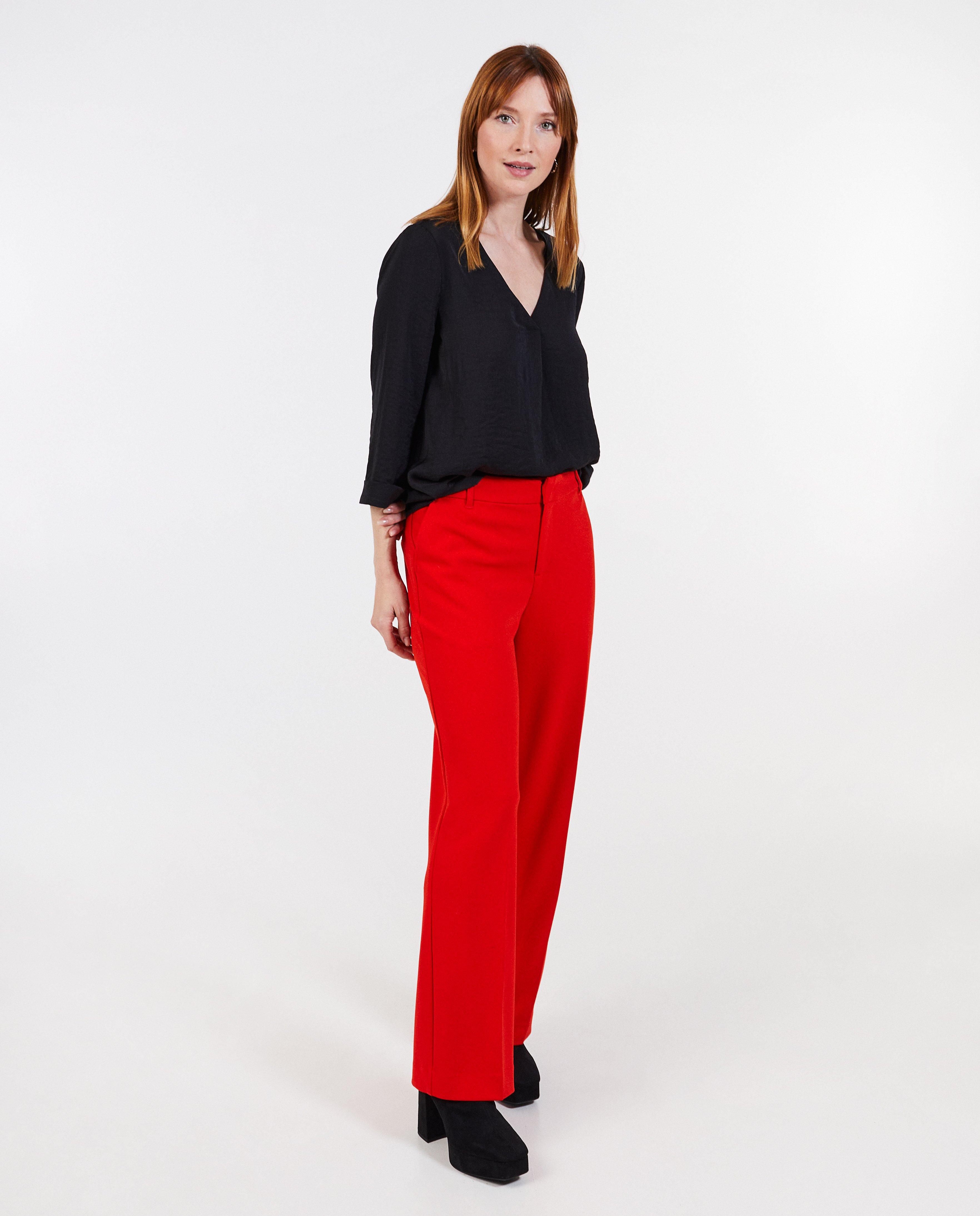 Satijnen blouse - Product Detail - zwart - afbeelding nummer 2