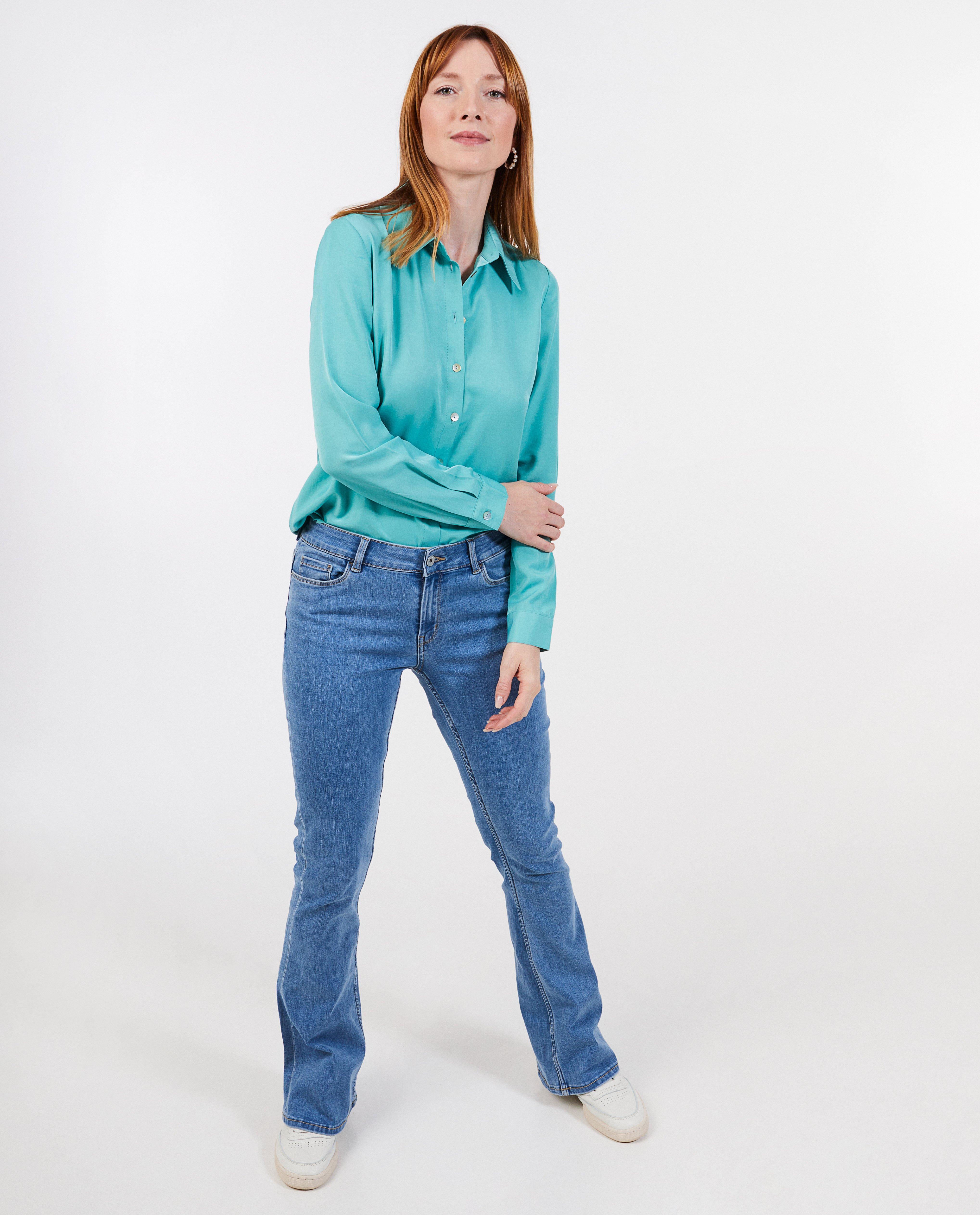 Chemisier turquoise hotsell