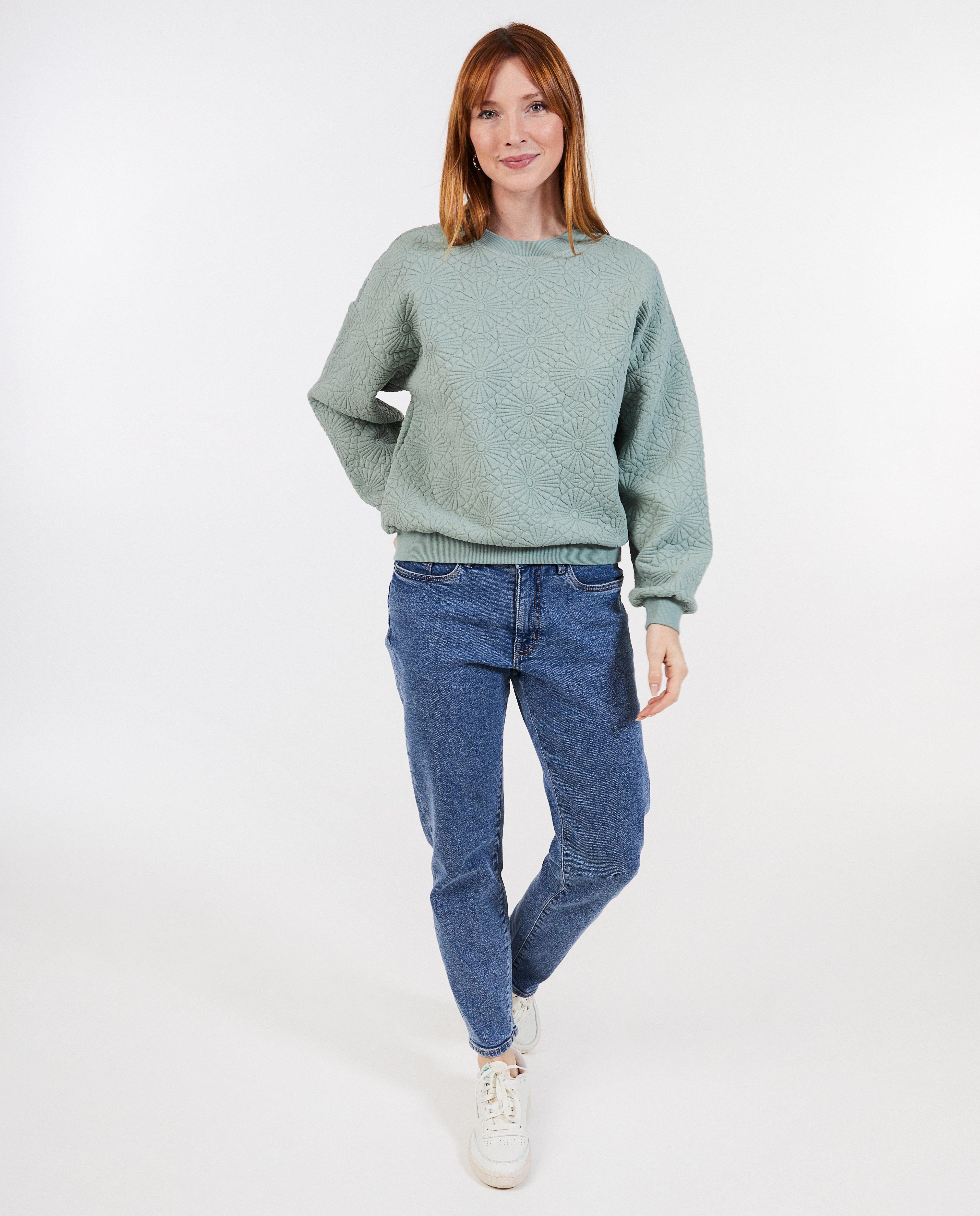 Jeans bleu, coupe mom - null - Sora
