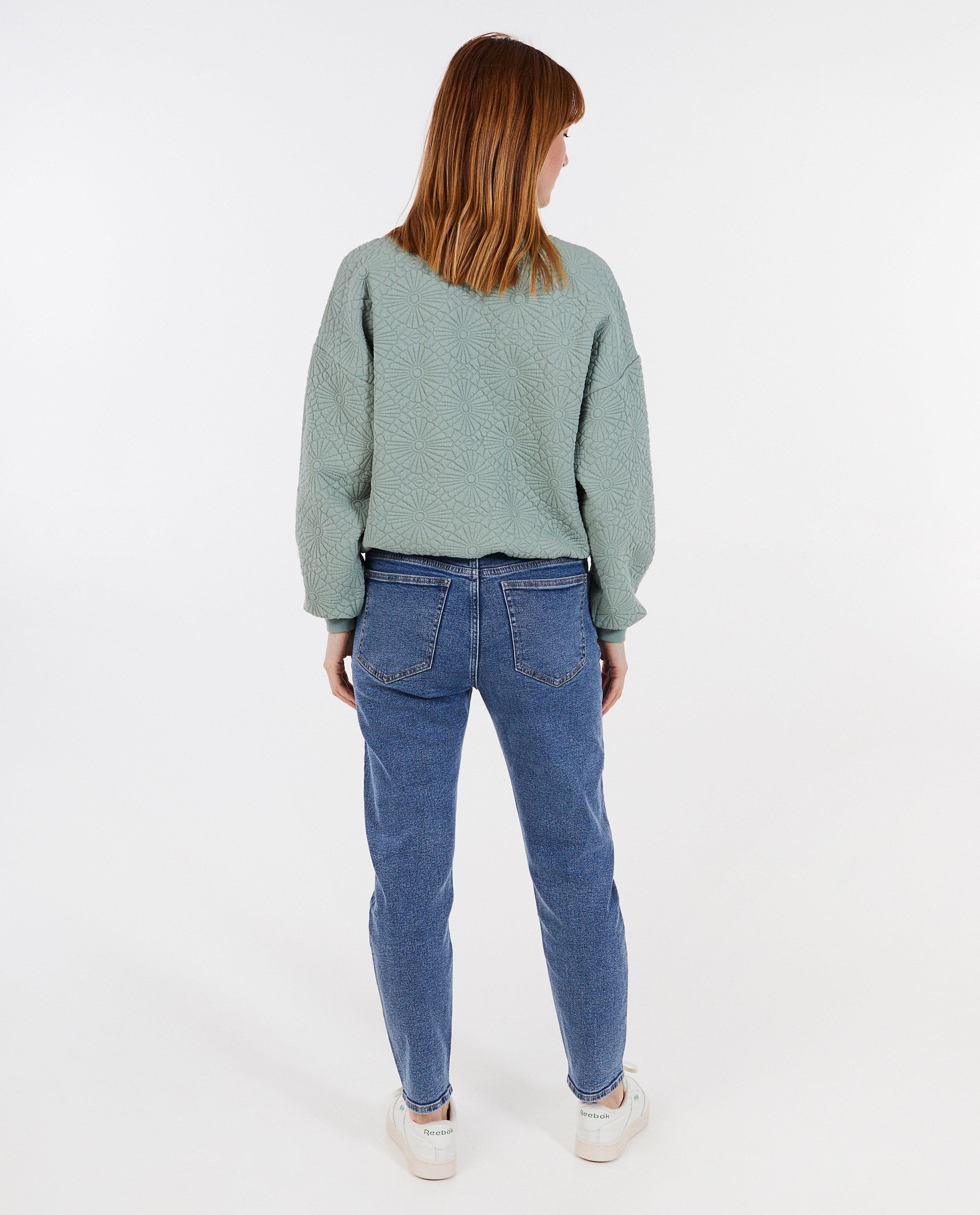 Jeans - Jeans bleu, coupe mom