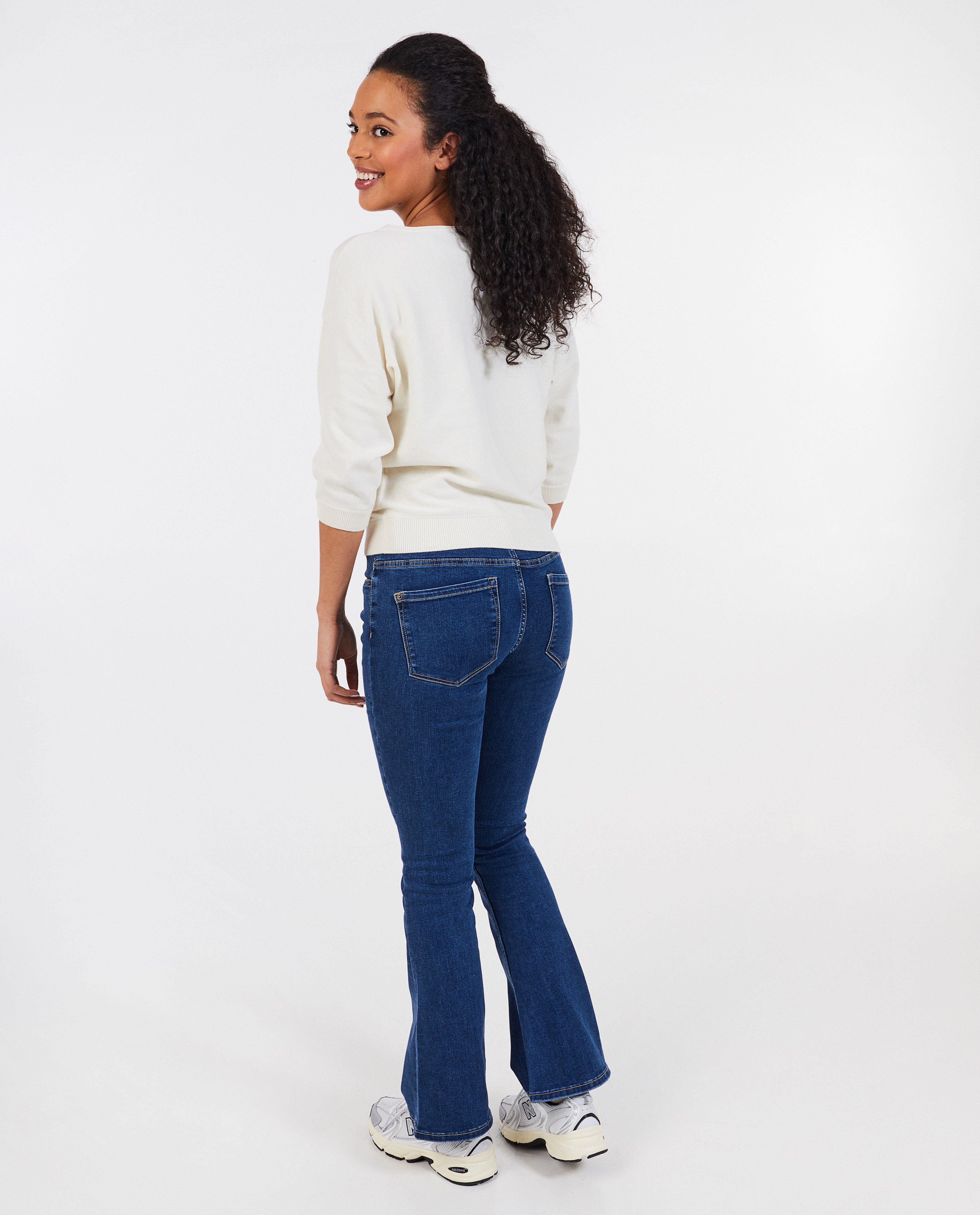 Jeans - Blauwe jeans, bootcut fit