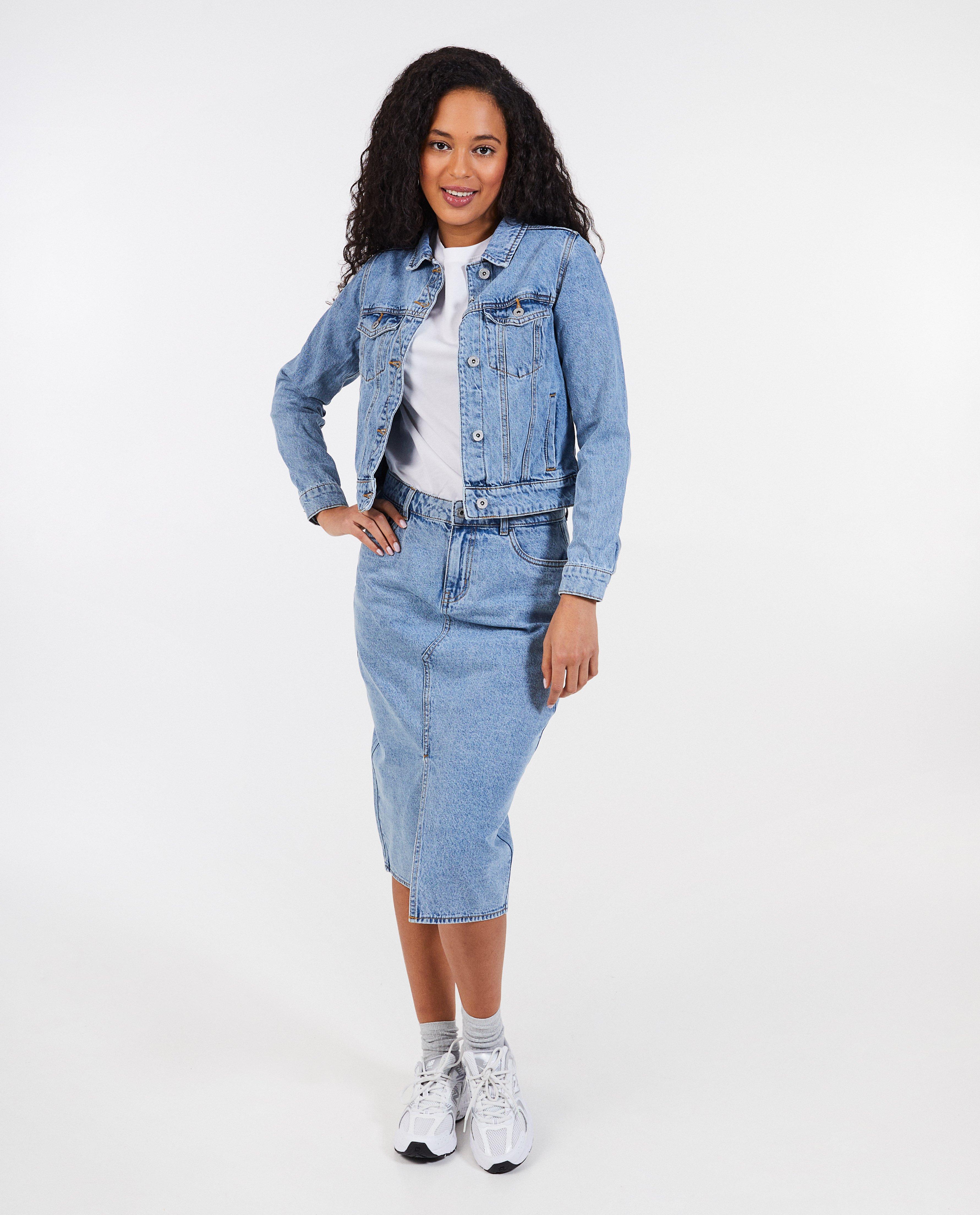 Blazers - Blauw jeansvest van biokatoen