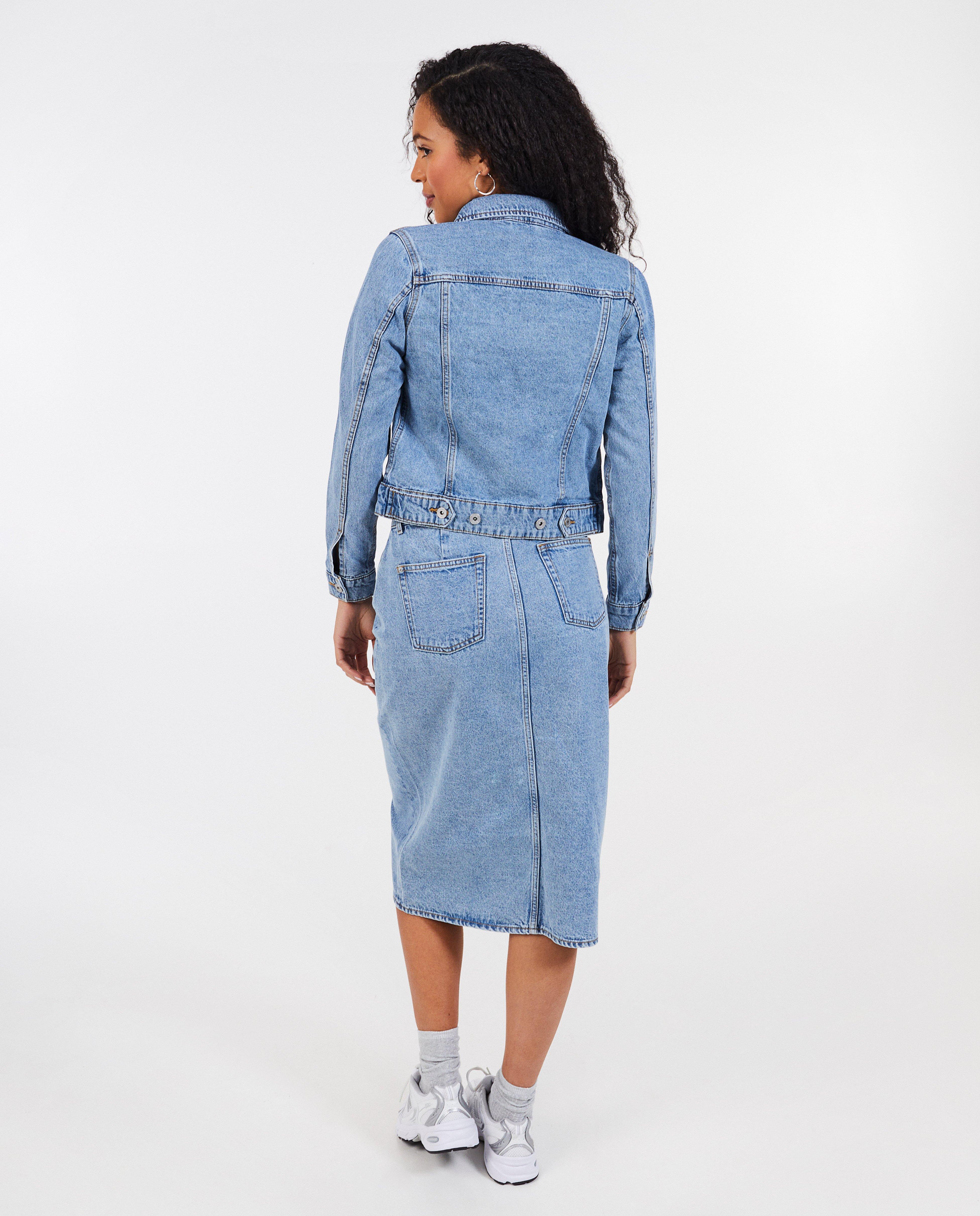 Blazers - Blauw jeansvest van biokatoen