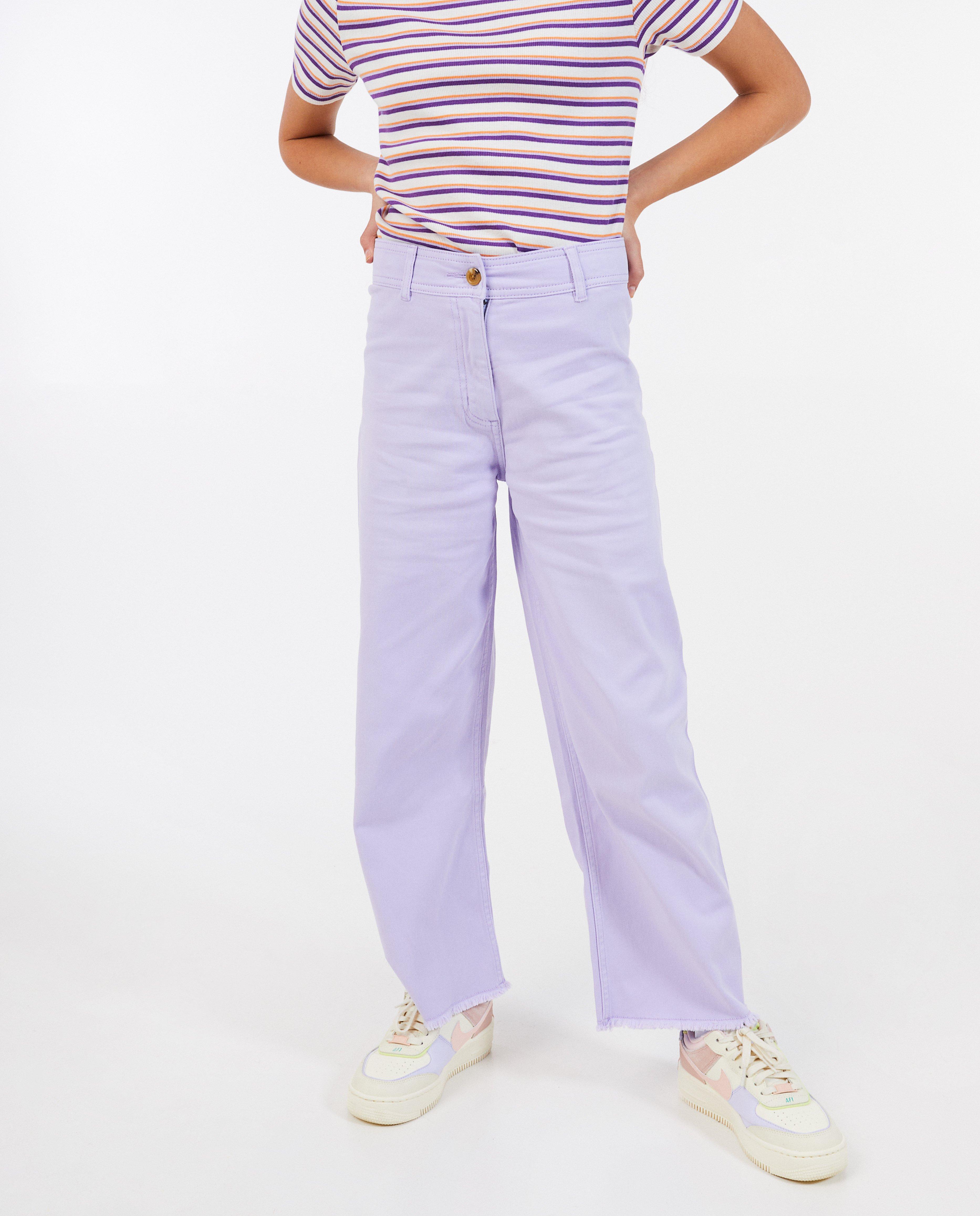 Jeans - Jeans vert menthe, coupe droite