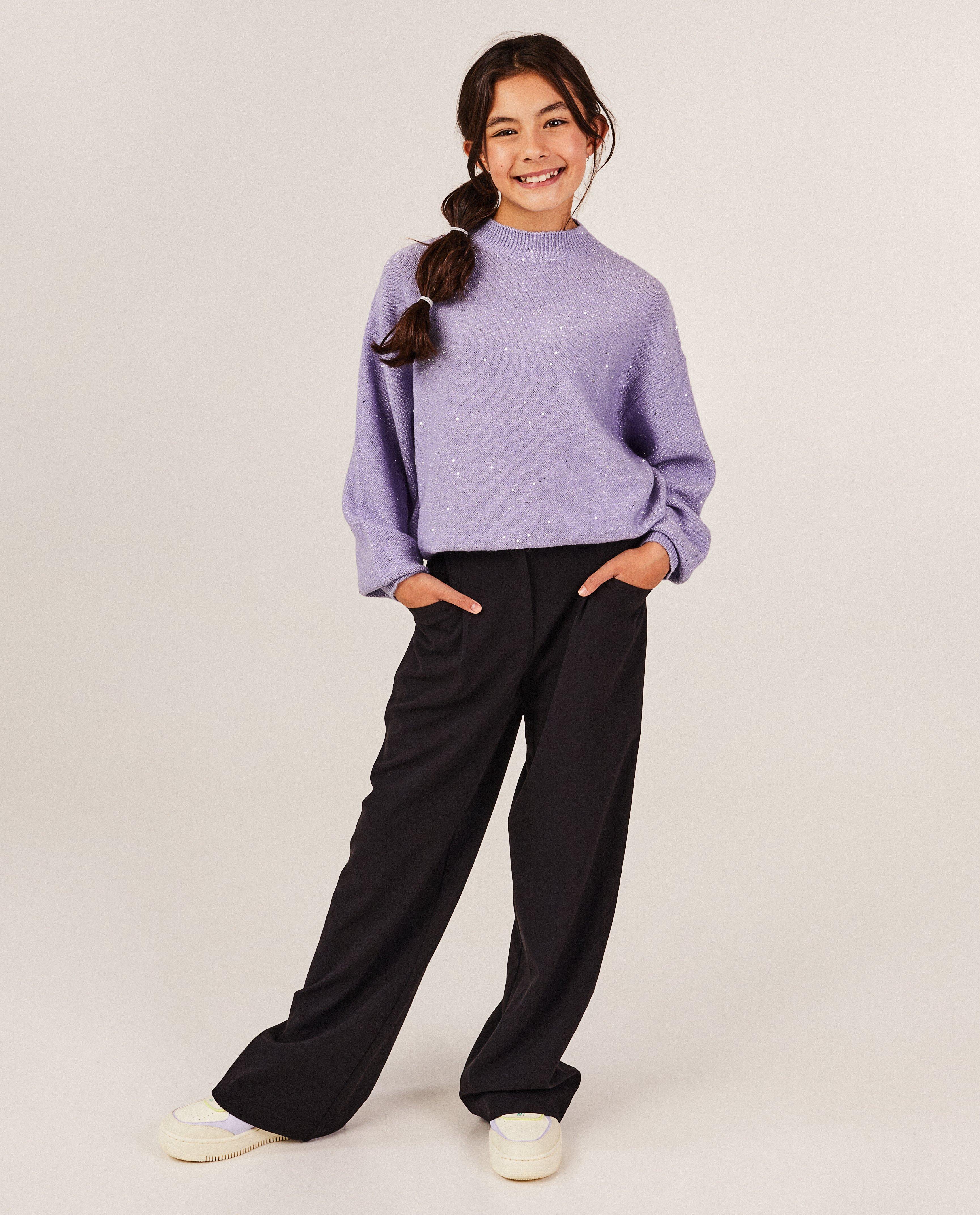 Pull mauve à paillettes - null - Fish & Chips