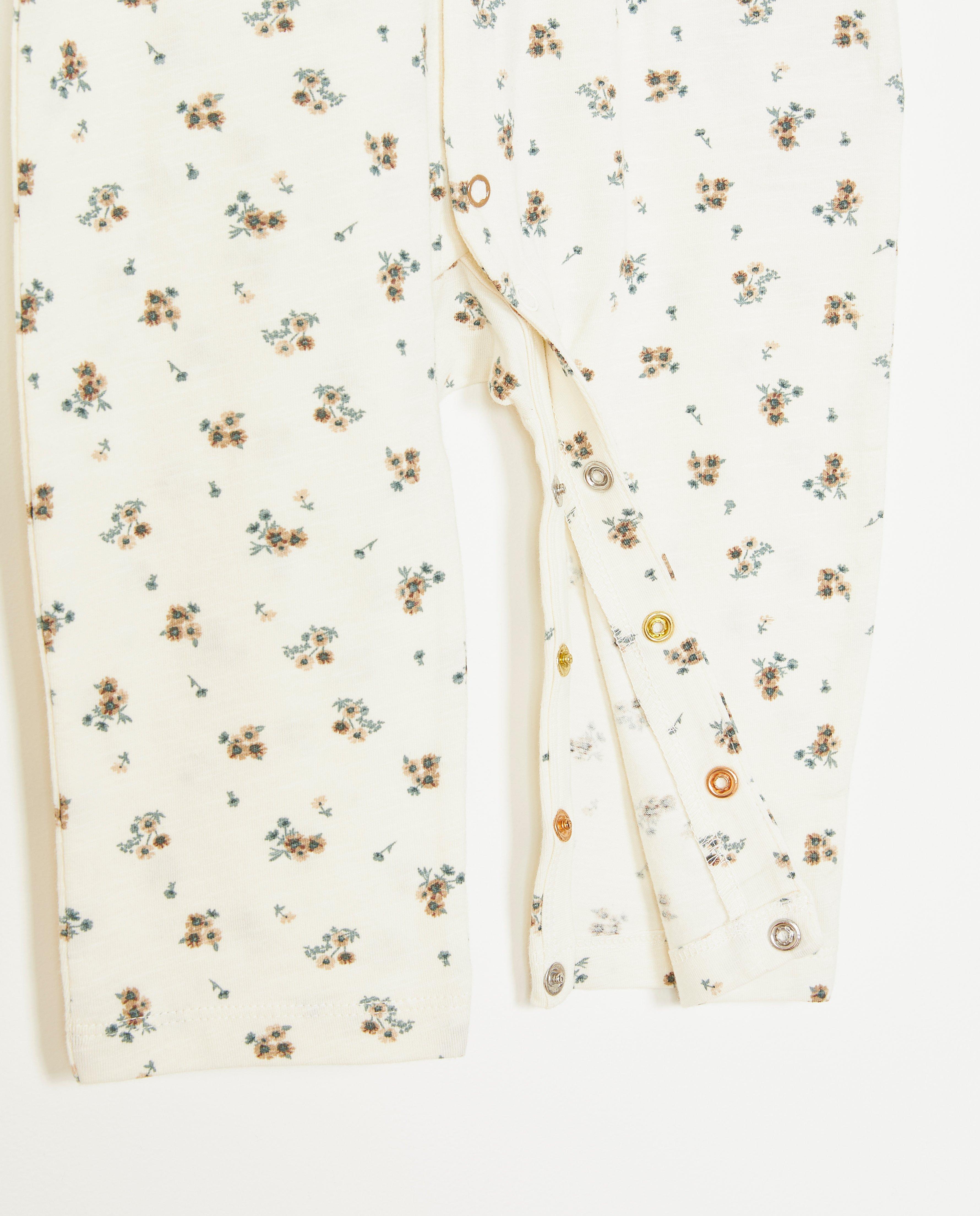 Nachtkleding - Pyjama met bloemenprint