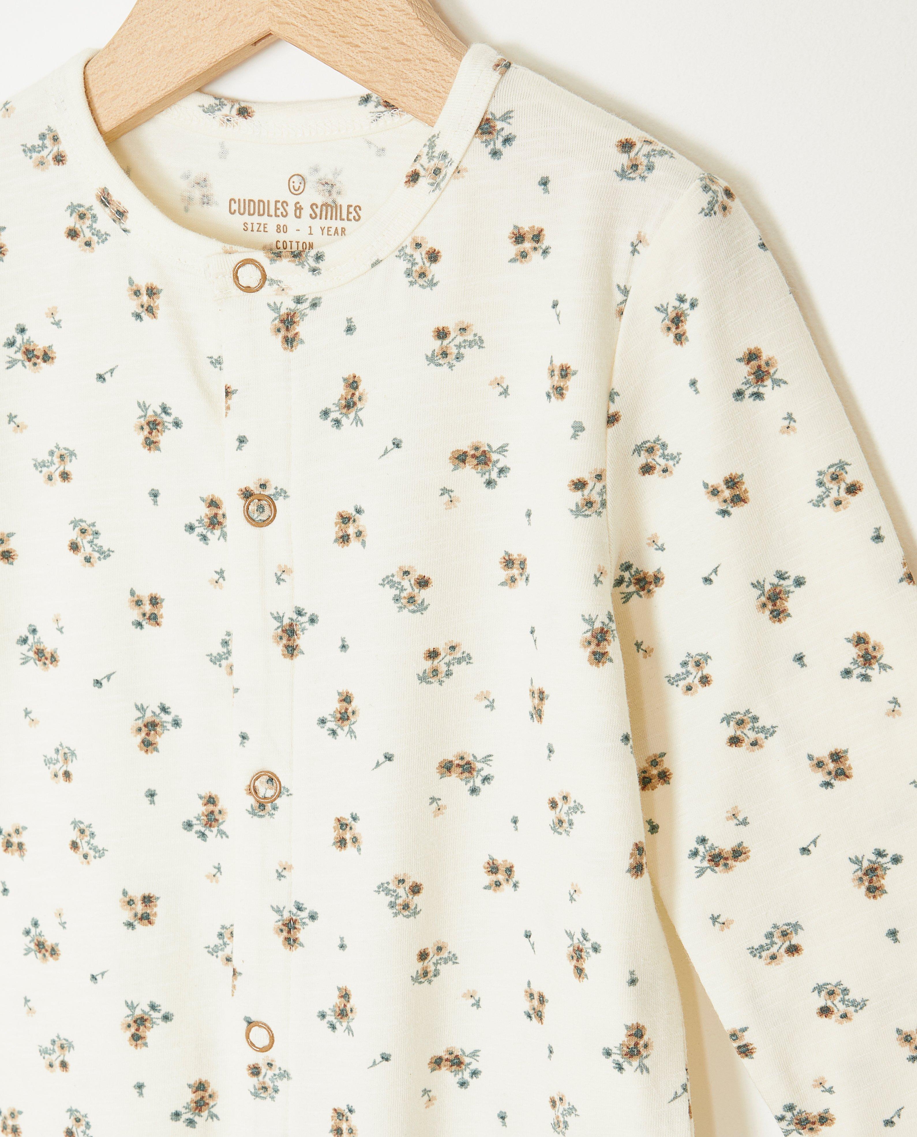Nachtkleding - Pyjama met bloemenprint