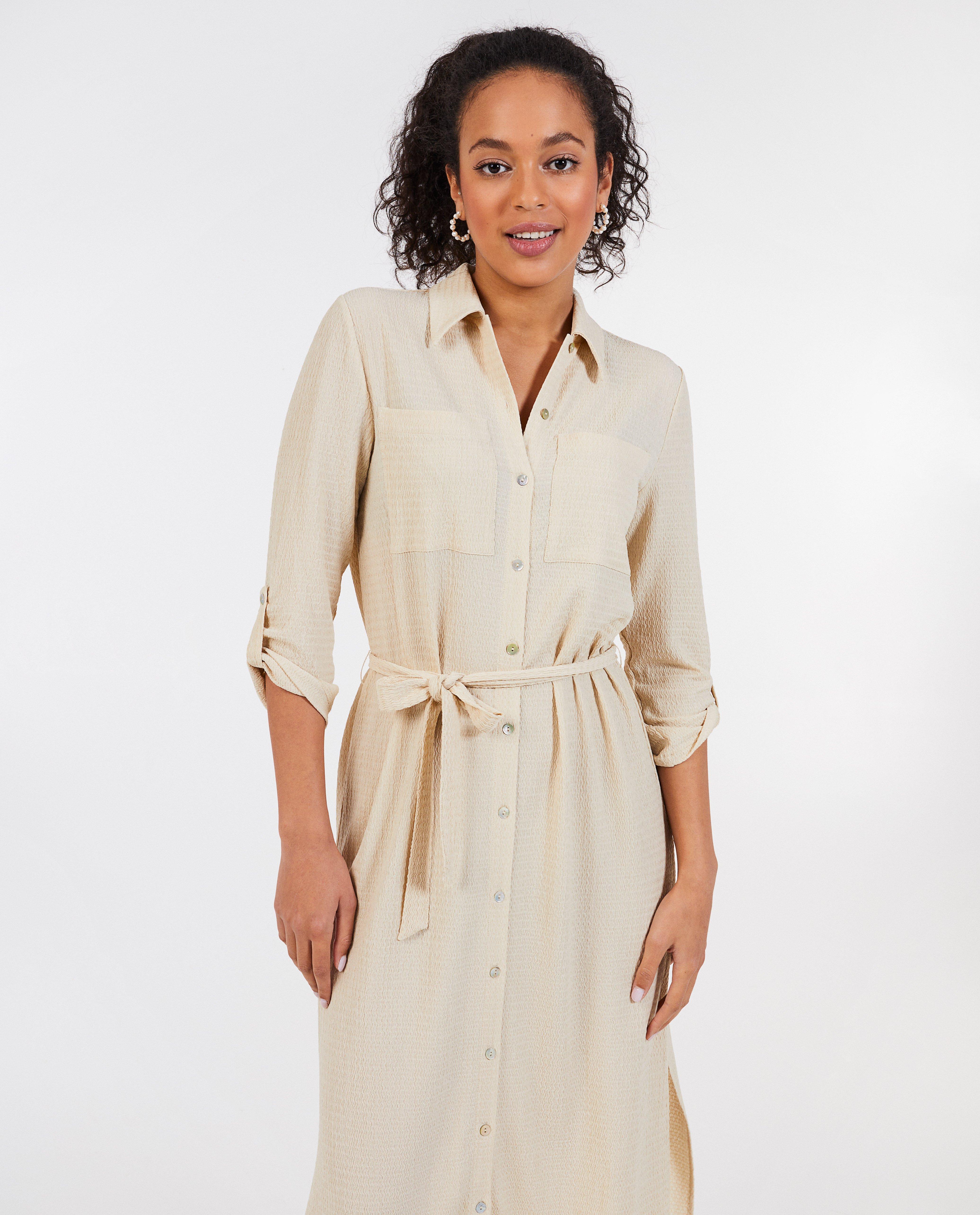 Robes - Robe bleu foncé structurée