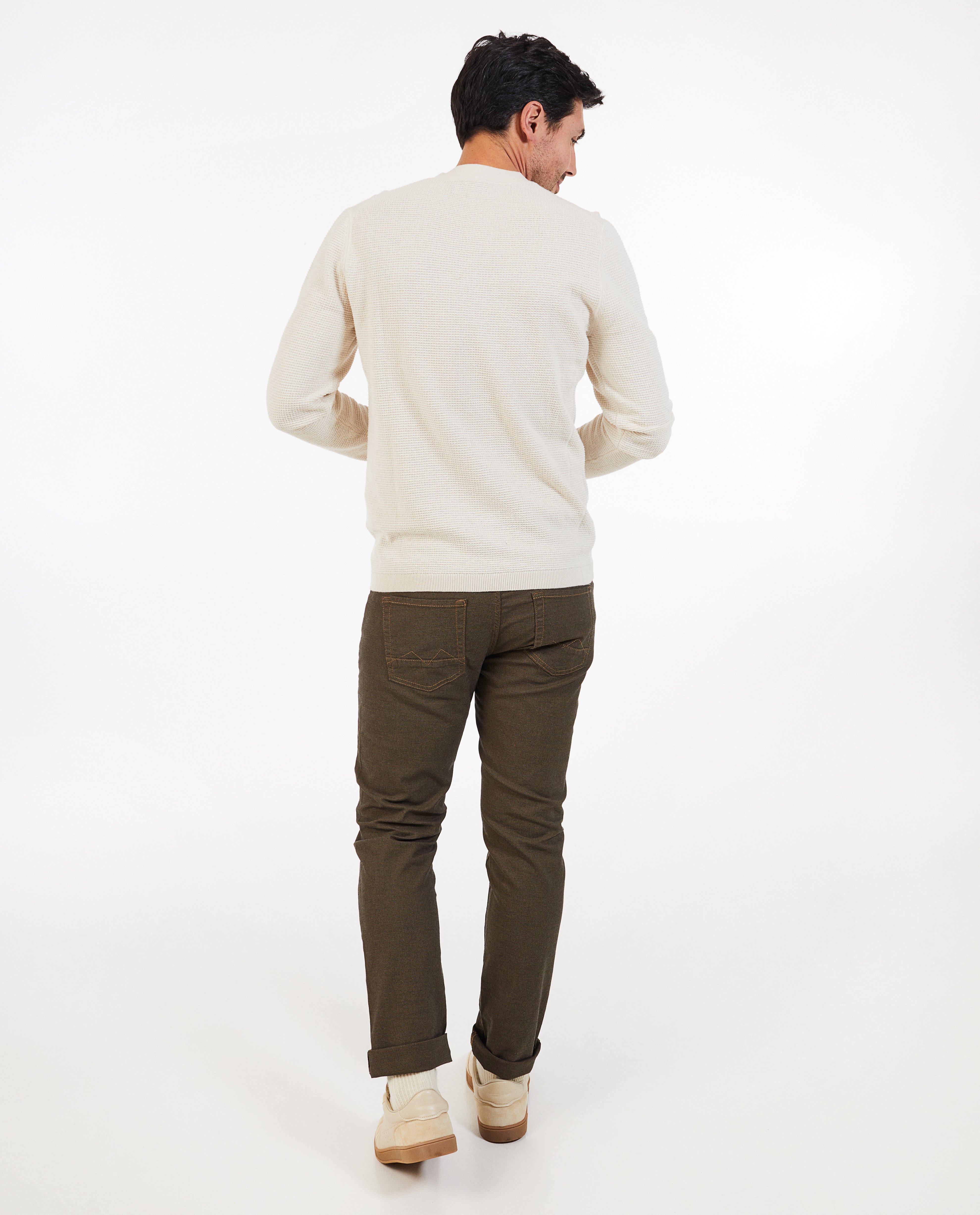 Pulls - Pull beige structuré