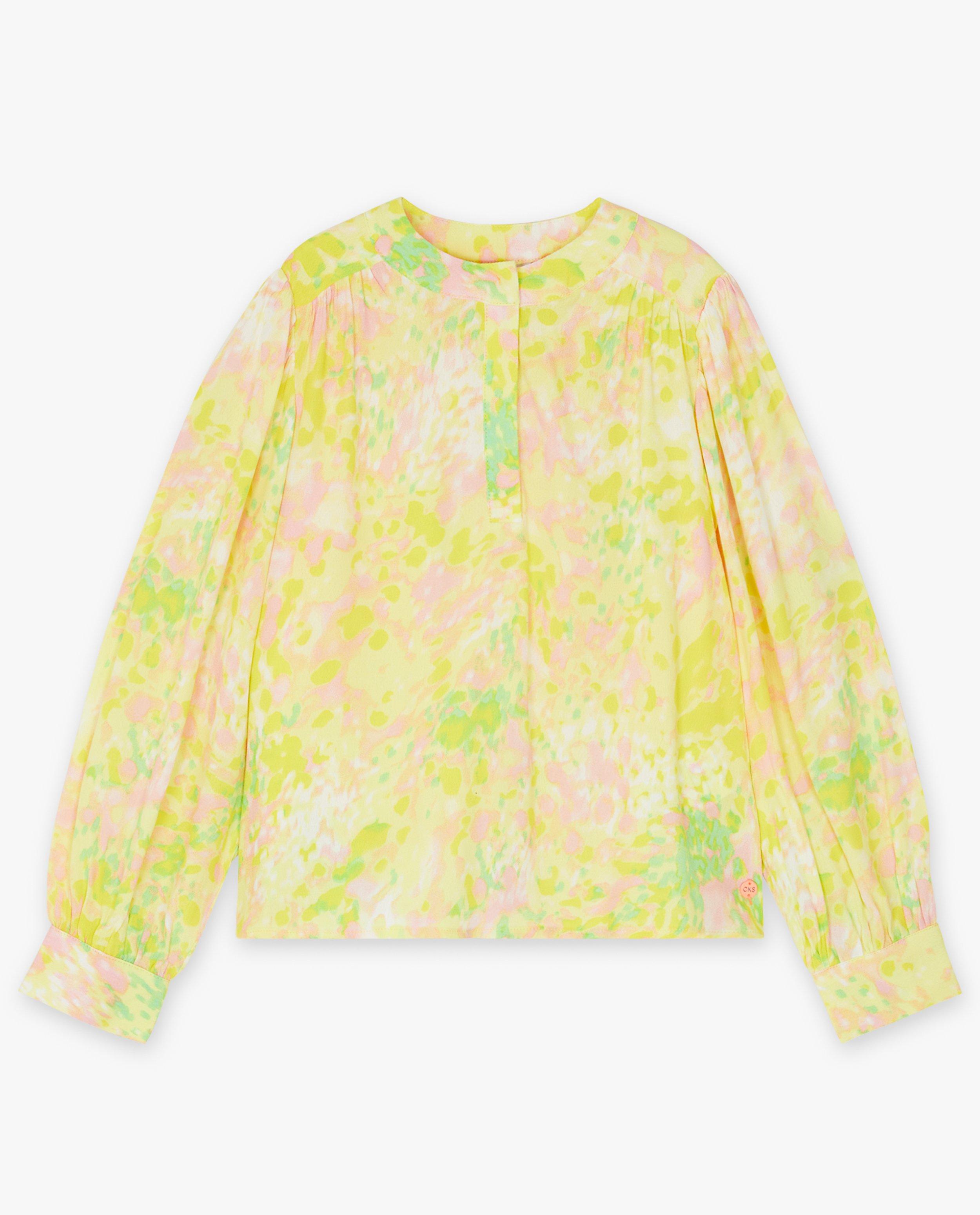 Blouse met abstracte print, feest - null - CKS