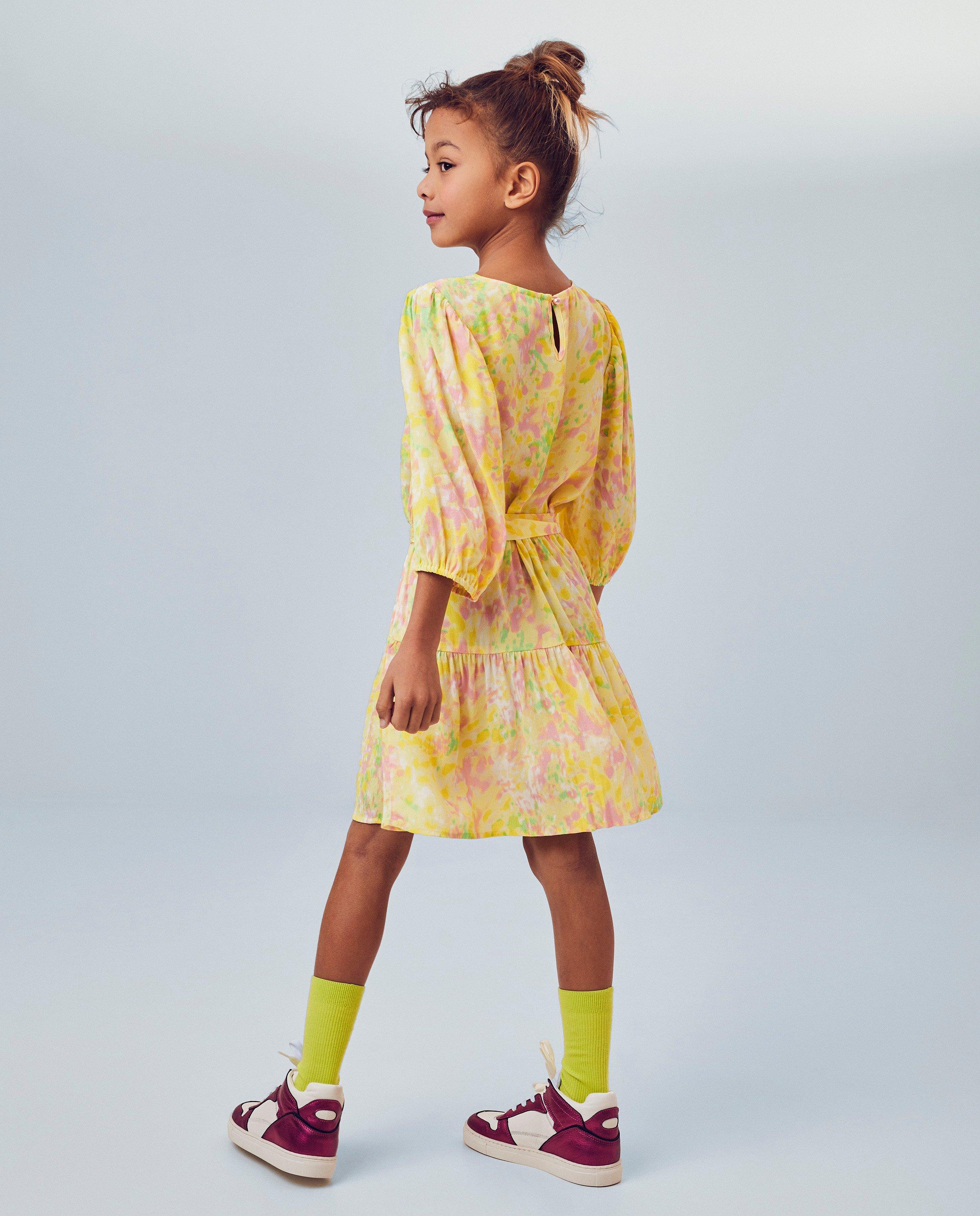 Jurk met abstracte print feest CKS Kids JBC Belgie Belgie