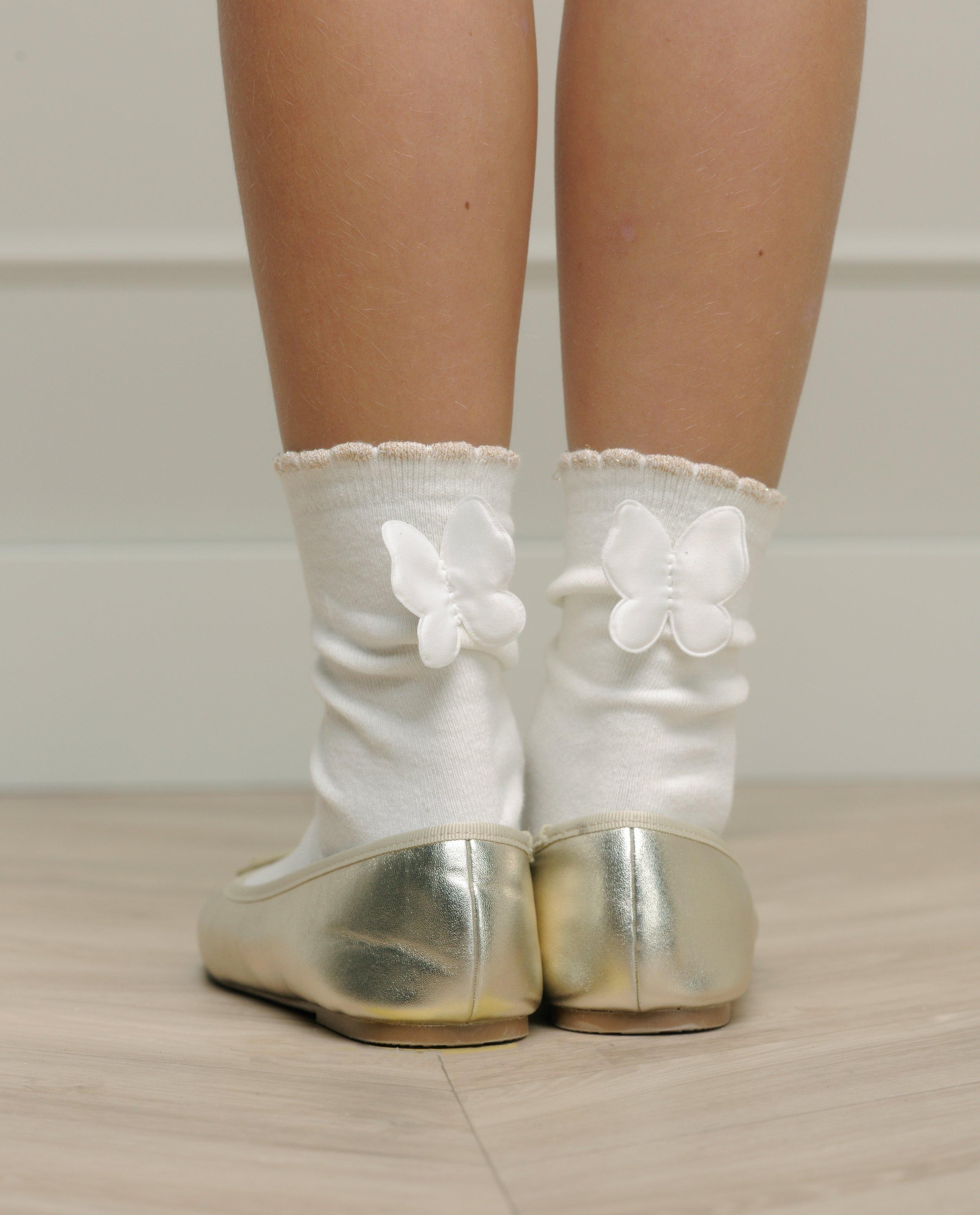 Kousen met vlinders, feest - null - Le Chic