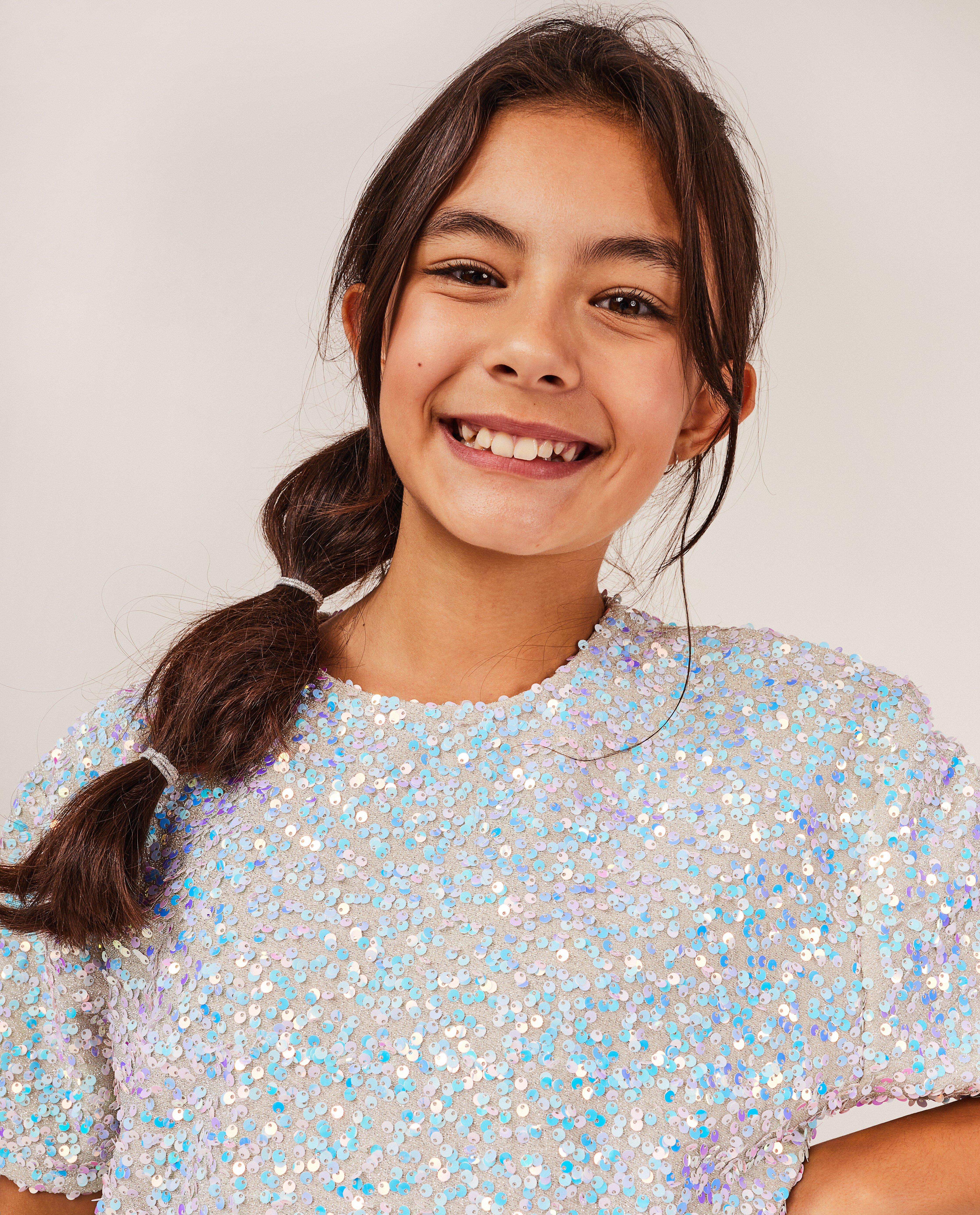 T-shirt met pailletjes - Product Detail - lila - afbeelding nummer 4