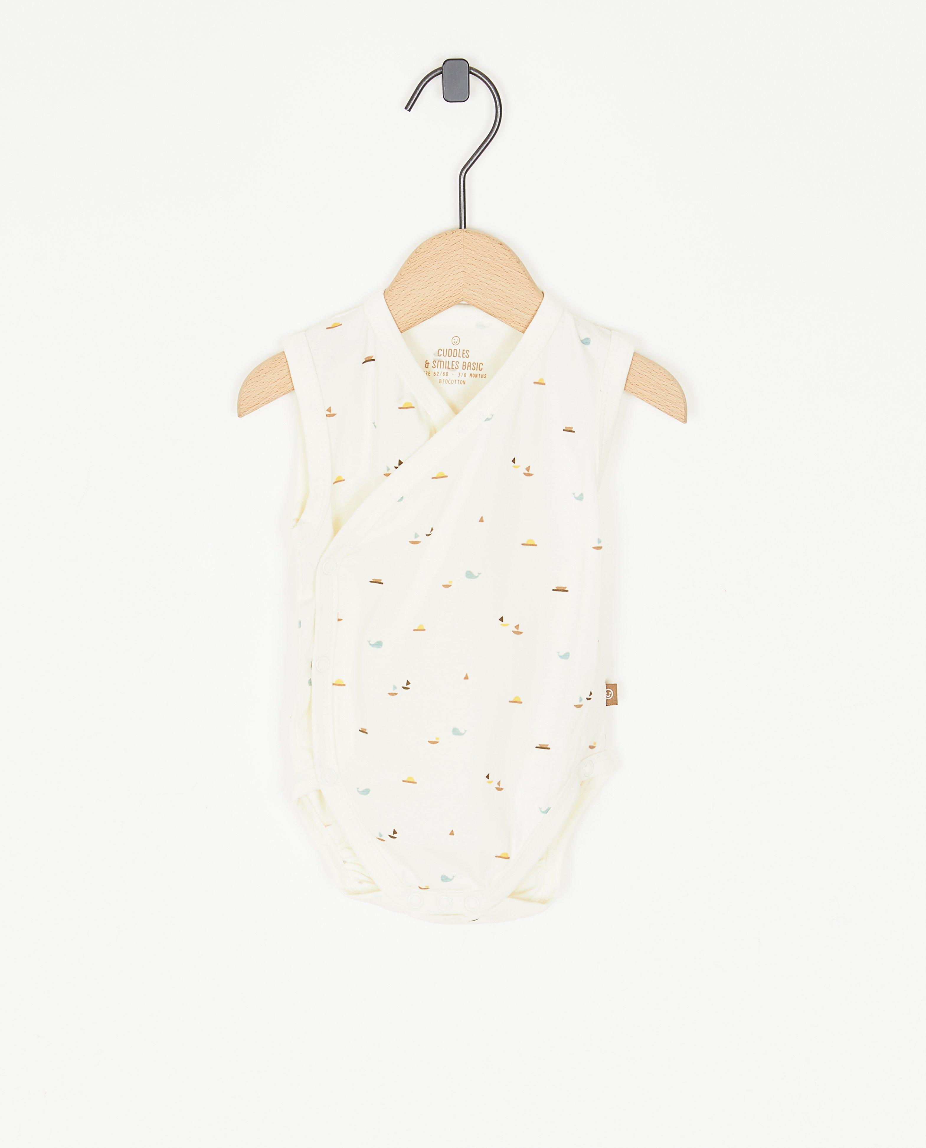 Romper met overslag - null - Newborn 50-68