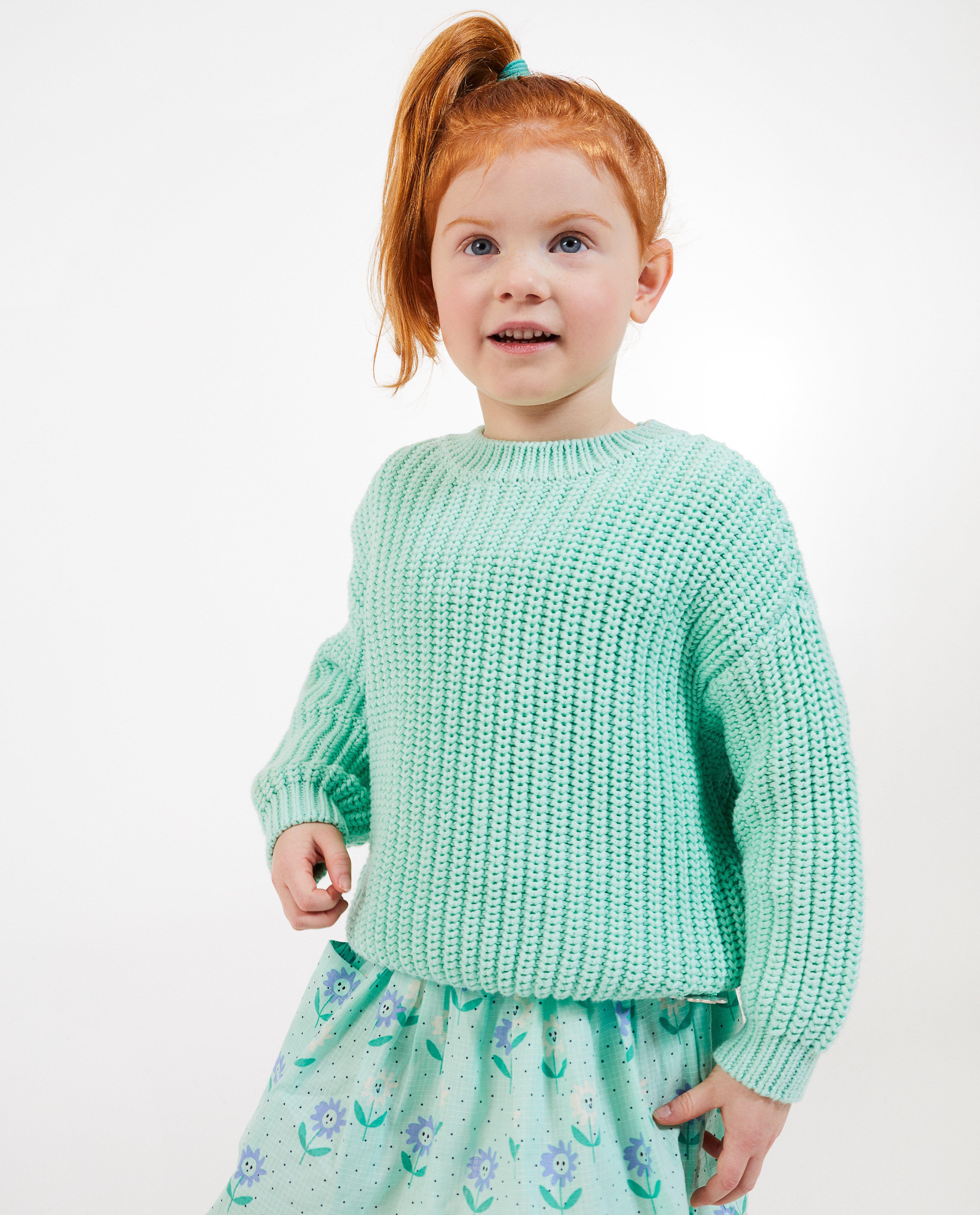 Pull discount vert enfant