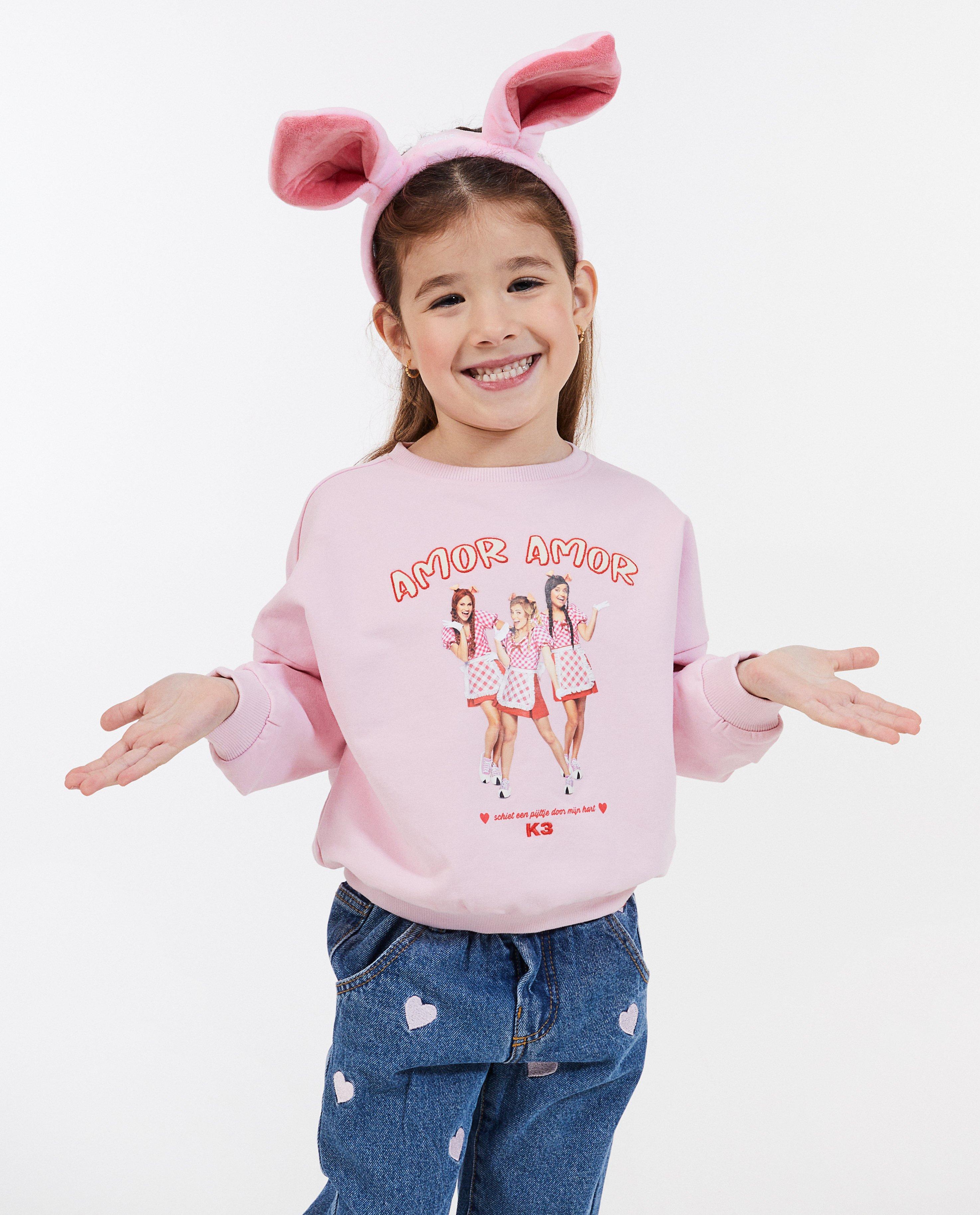 Sweaters - Sweater met fotoprint K3 De 3 Biggetjes