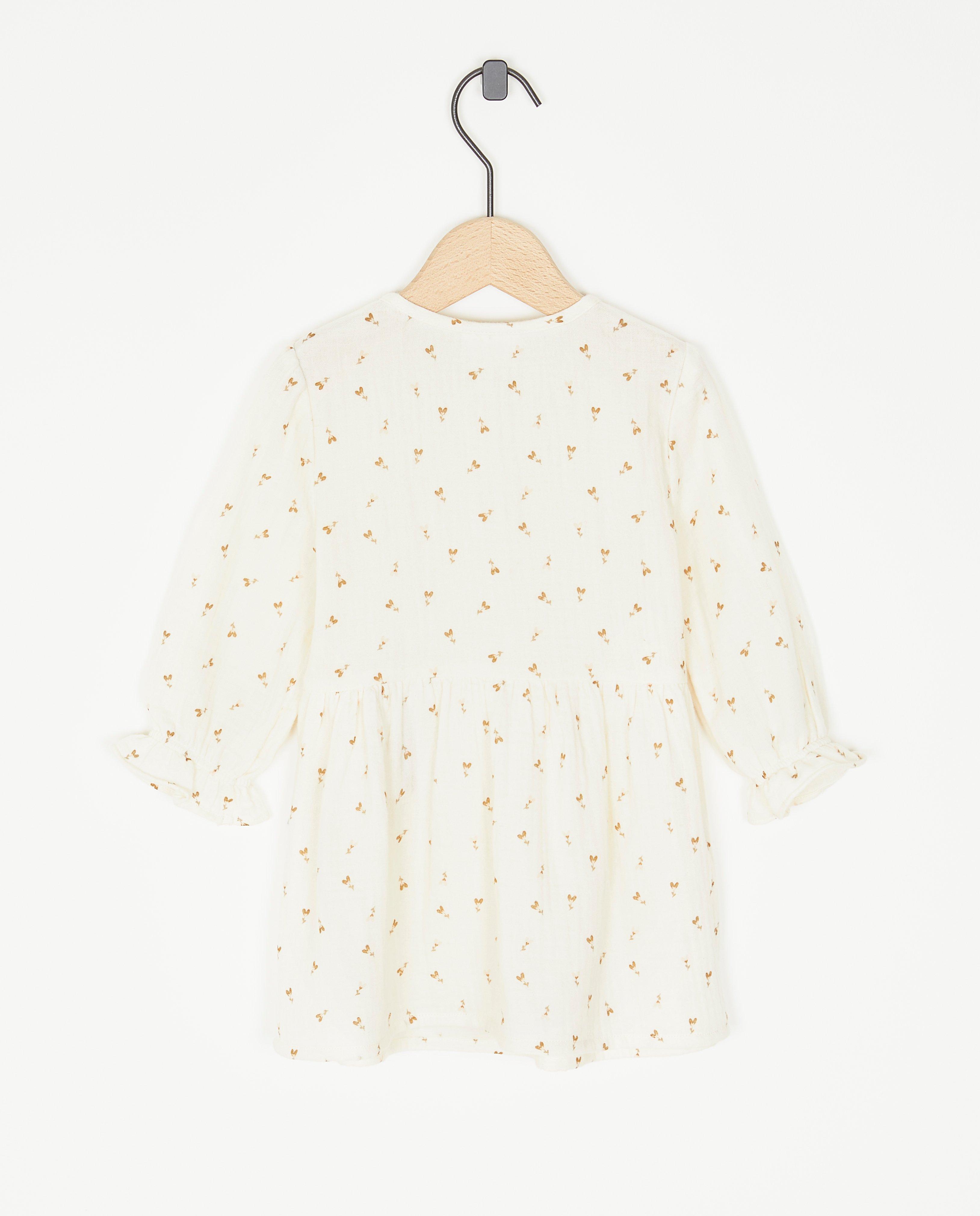 Robes - Robe en tétra fleuri