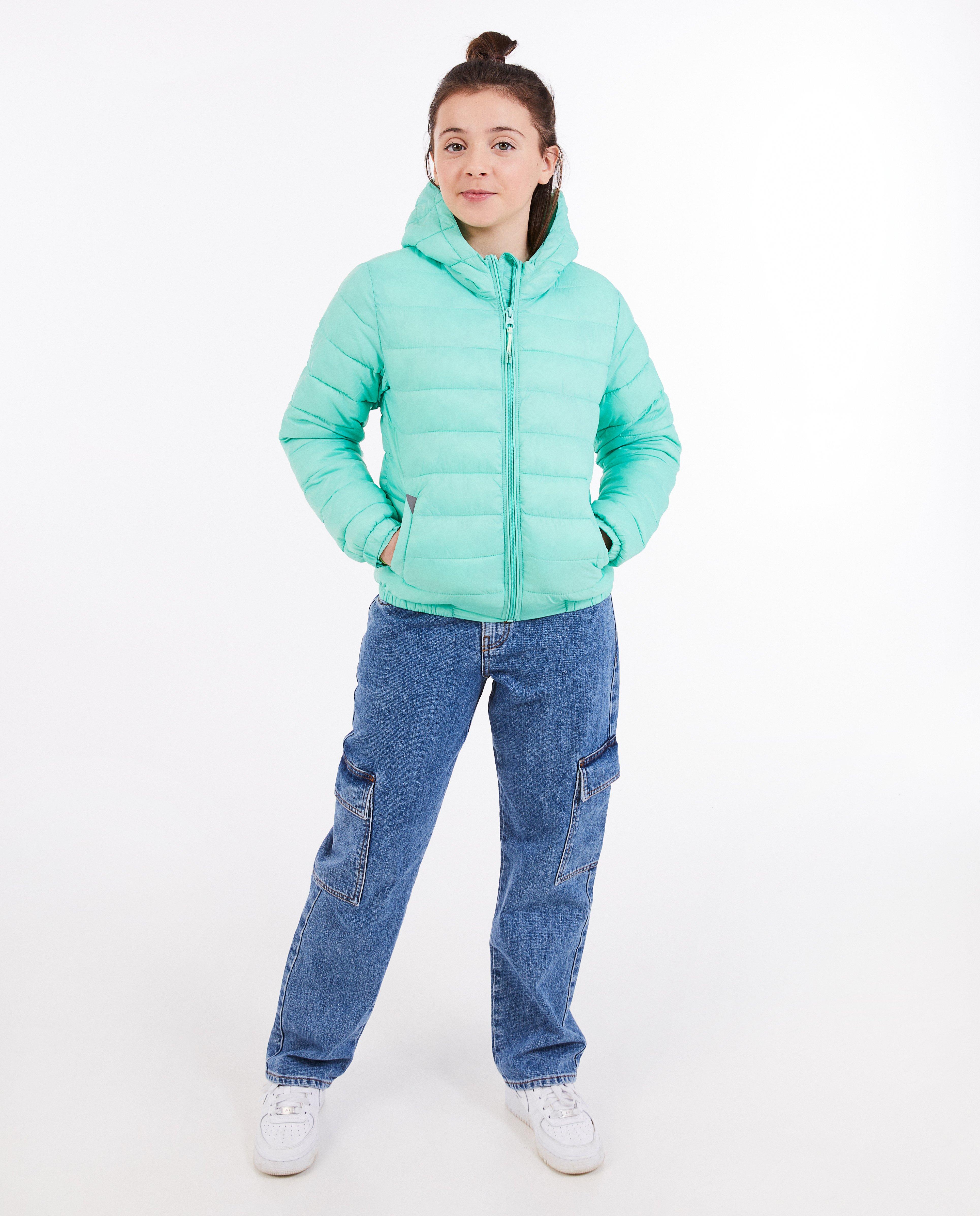 Manteaux d'été - Veste surpiquée verte, 7-14 ans