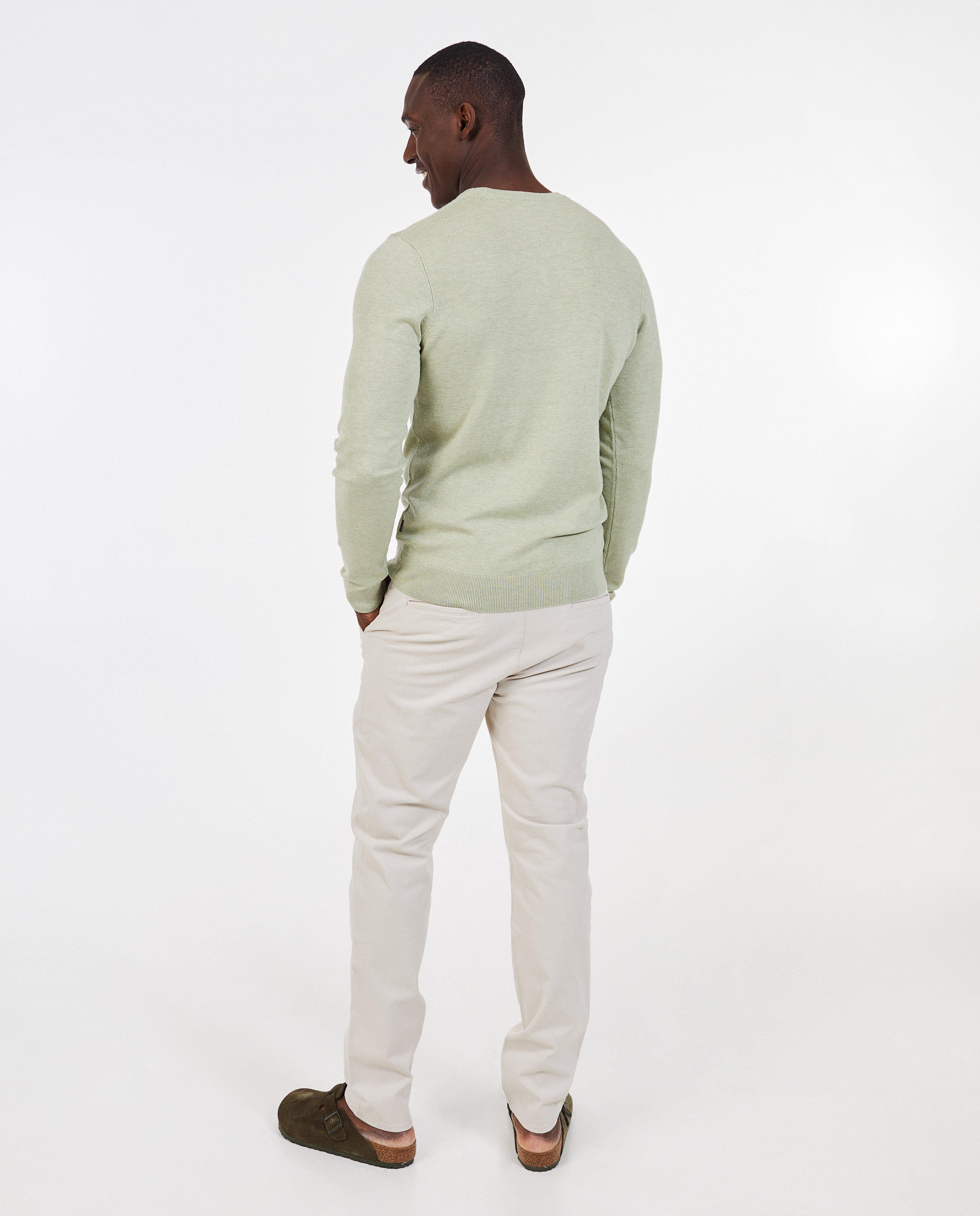 Broeken - Beige chino, slim fit
