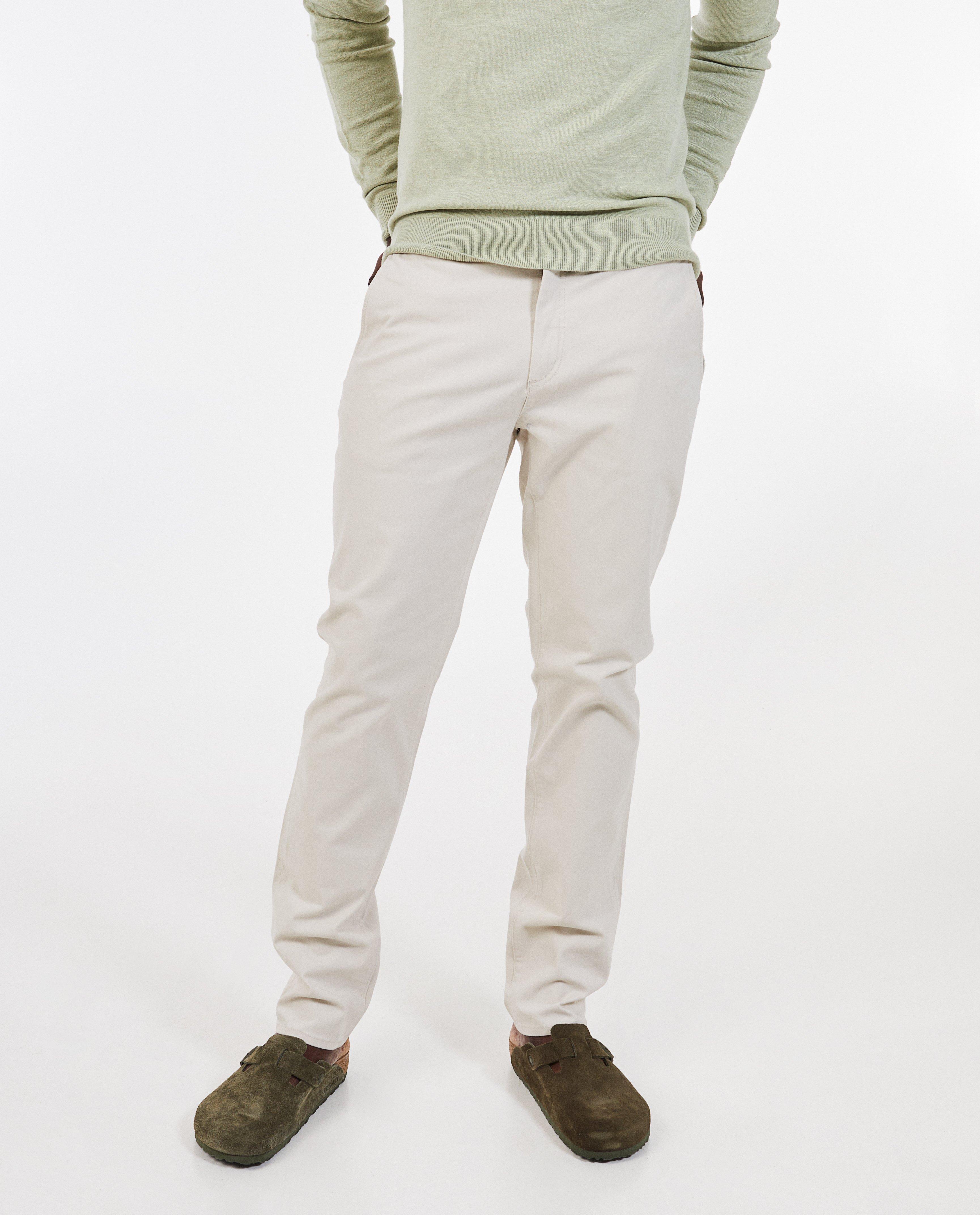 Chino beige, slim fit - D&eacute;tails du produit - beige clair - image num&eacute;ro 3