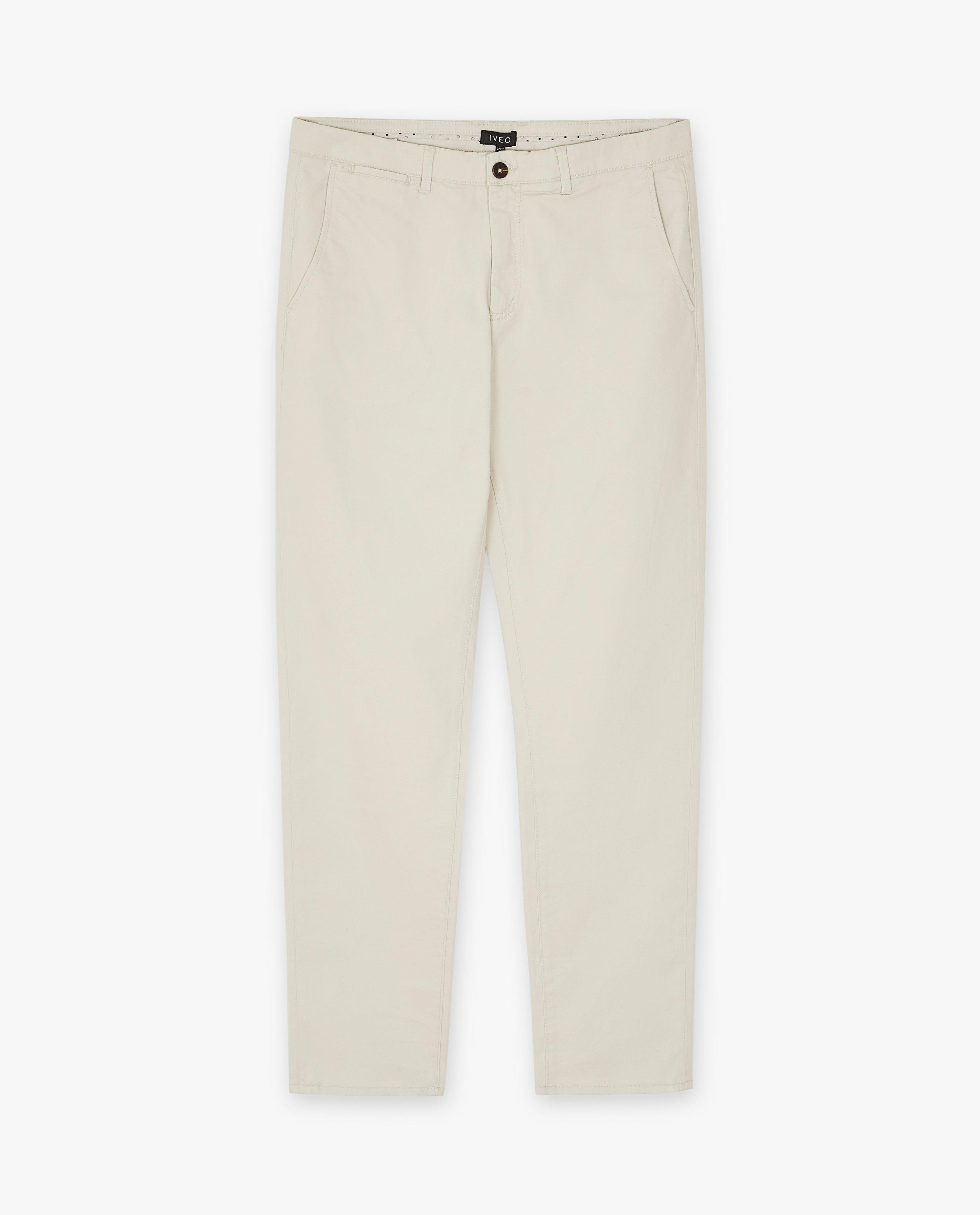 Chino beige, slim fit - D&eacute;tails du produit - beige clair - image num&eacute;ro 4