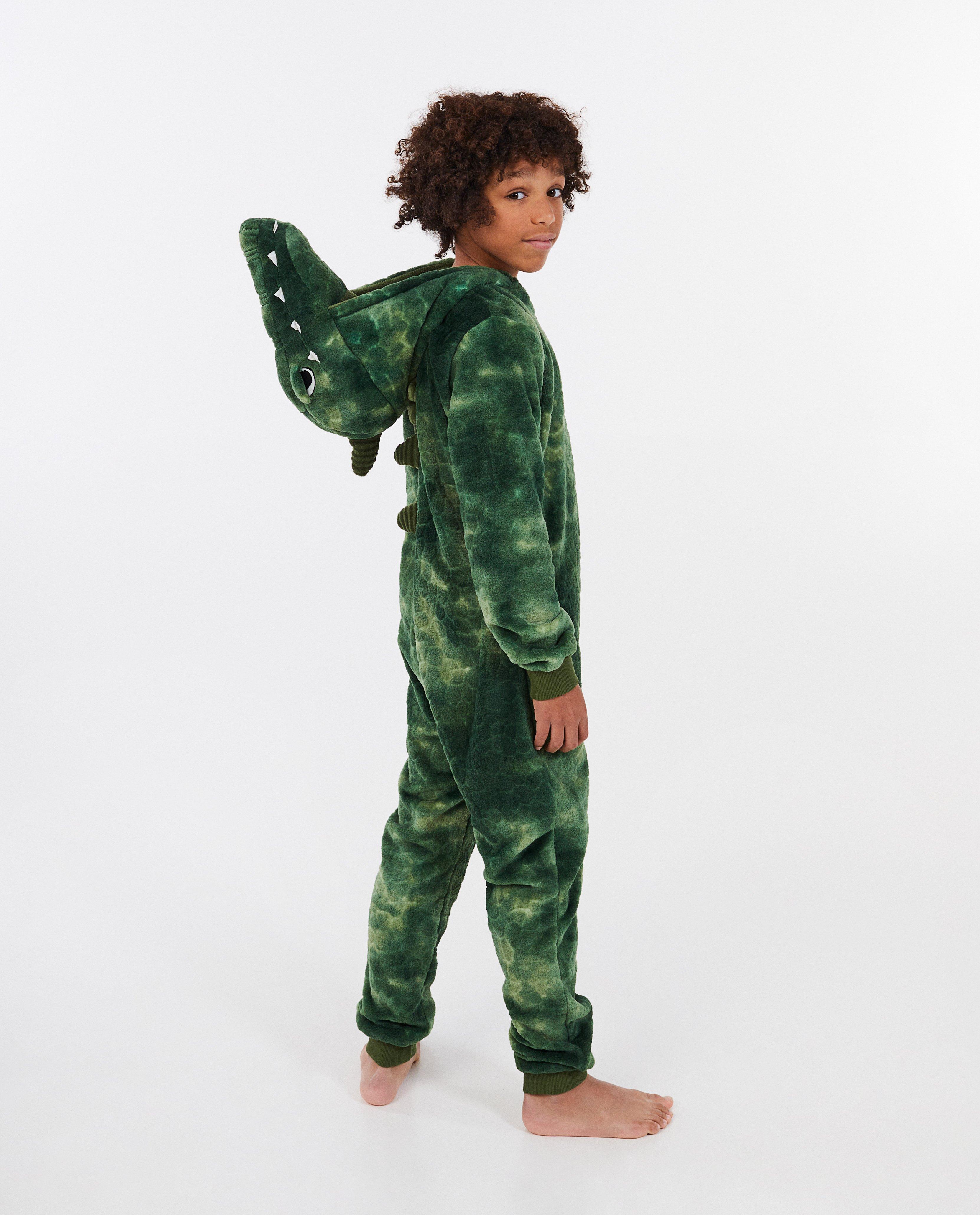 Nachtkleding - Onesie krokodil