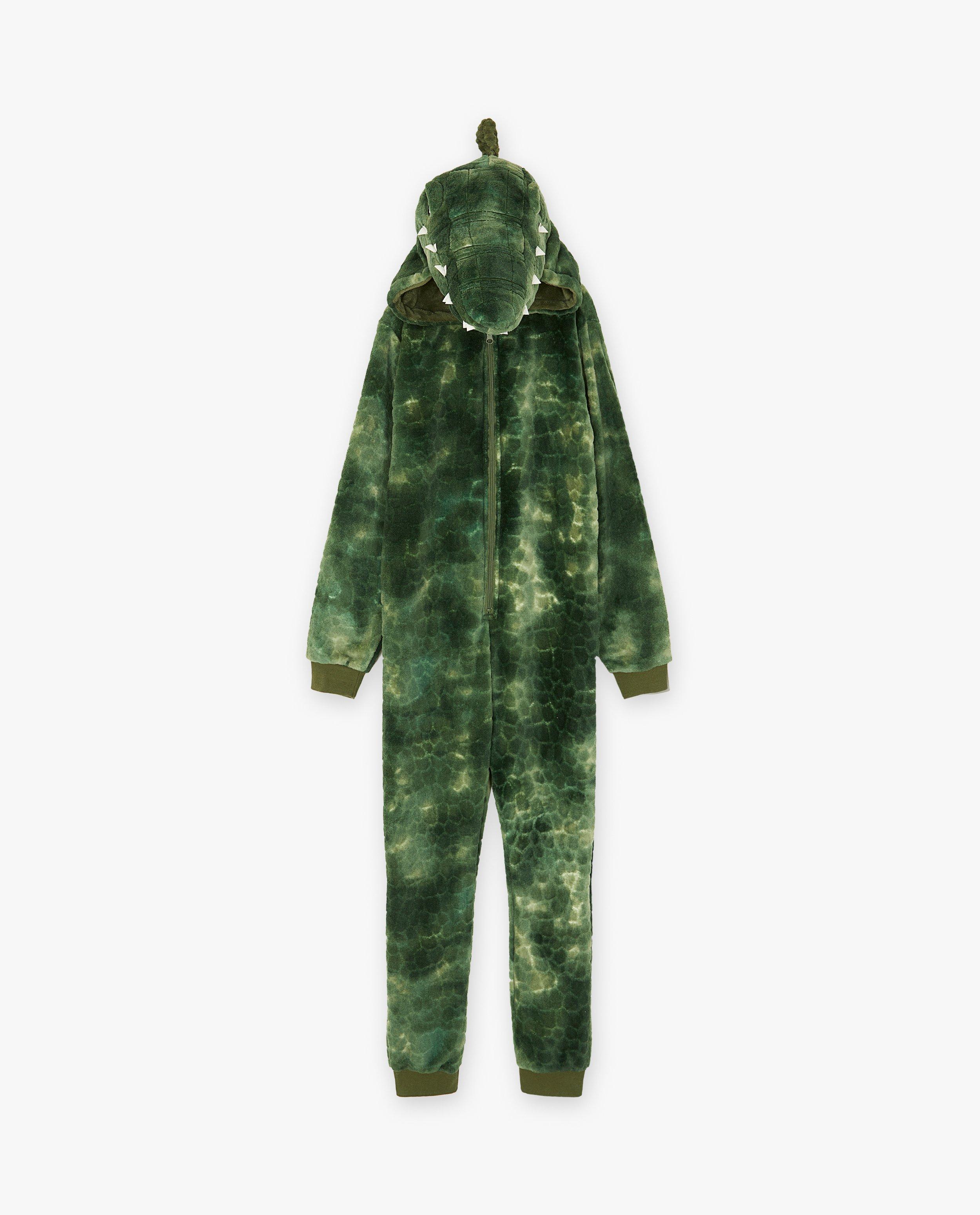 Nachtkleding - Onesie krokodil