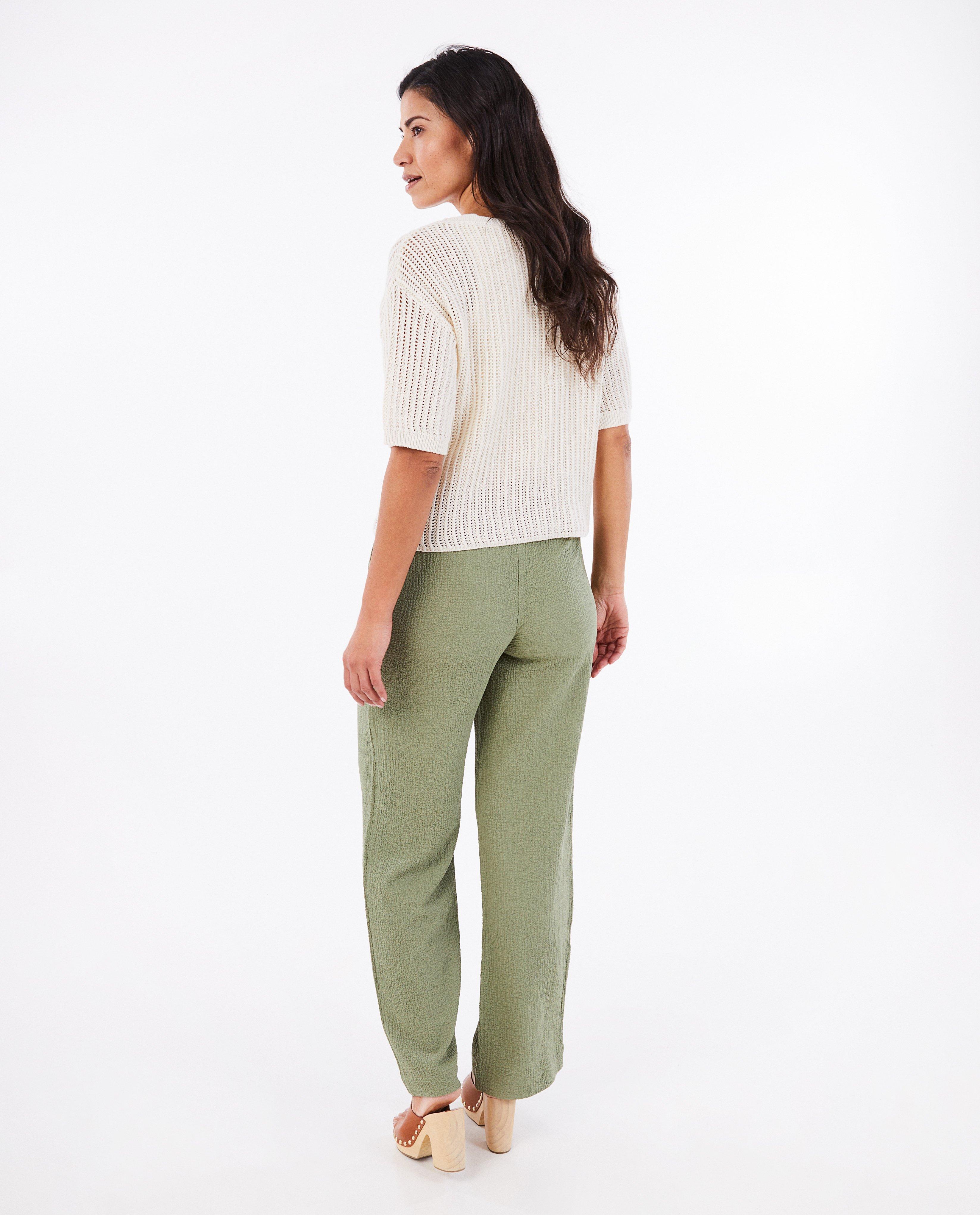 Pantalons - Pantalon rouge foncé
