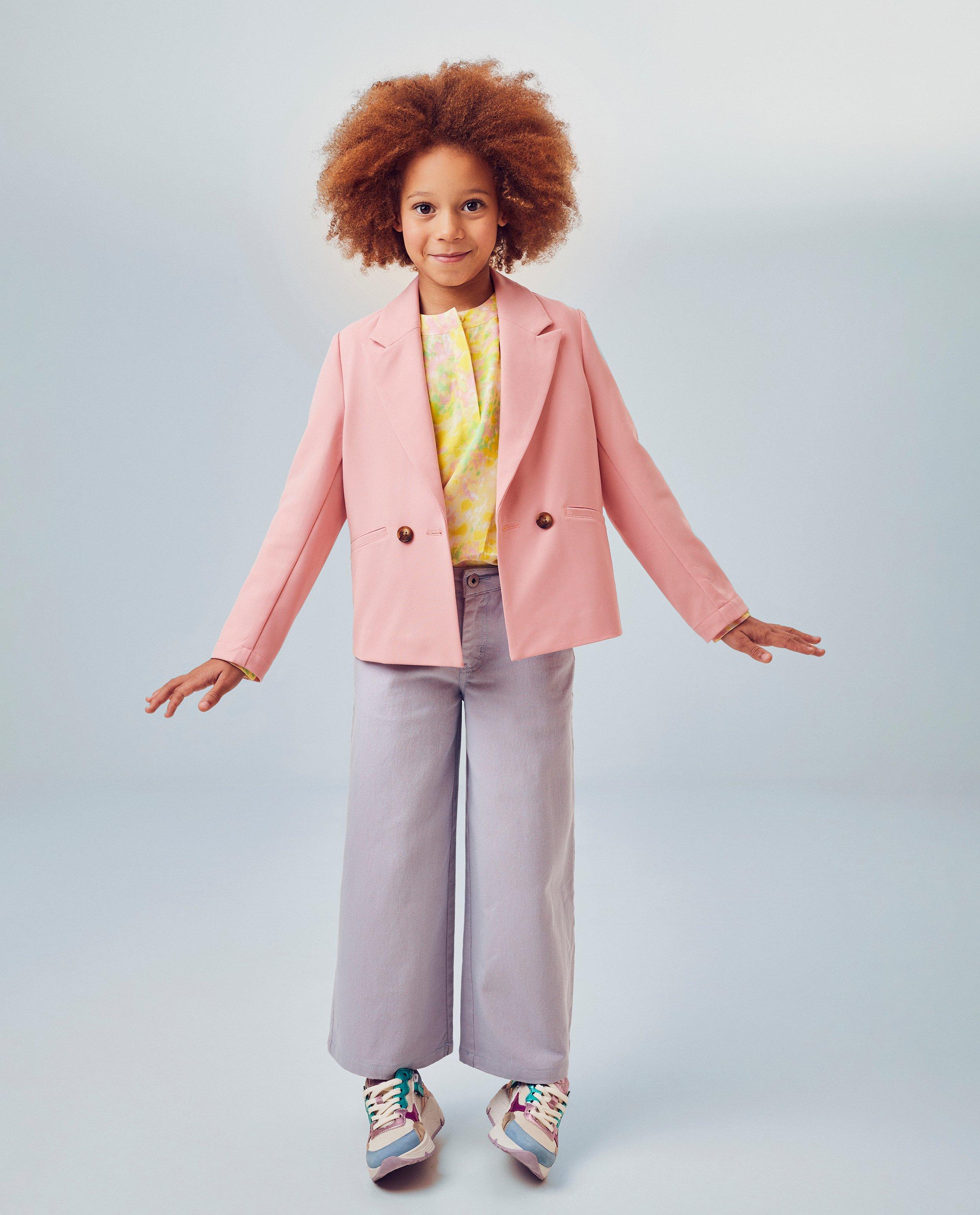 Jeans mauve pâle, coupe à jambes larges - null - CKS