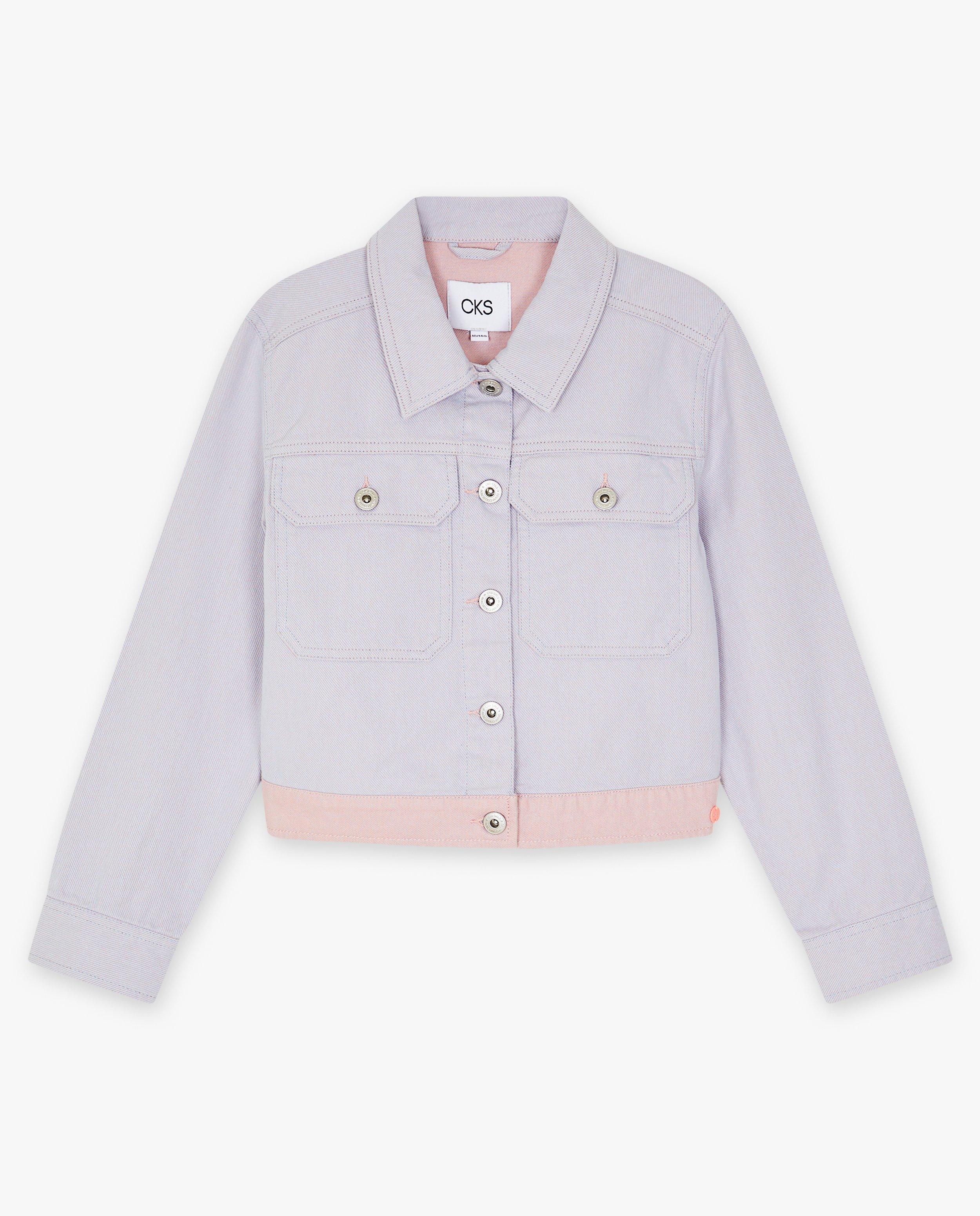 Blazers - Veste en jeans mauve pâle