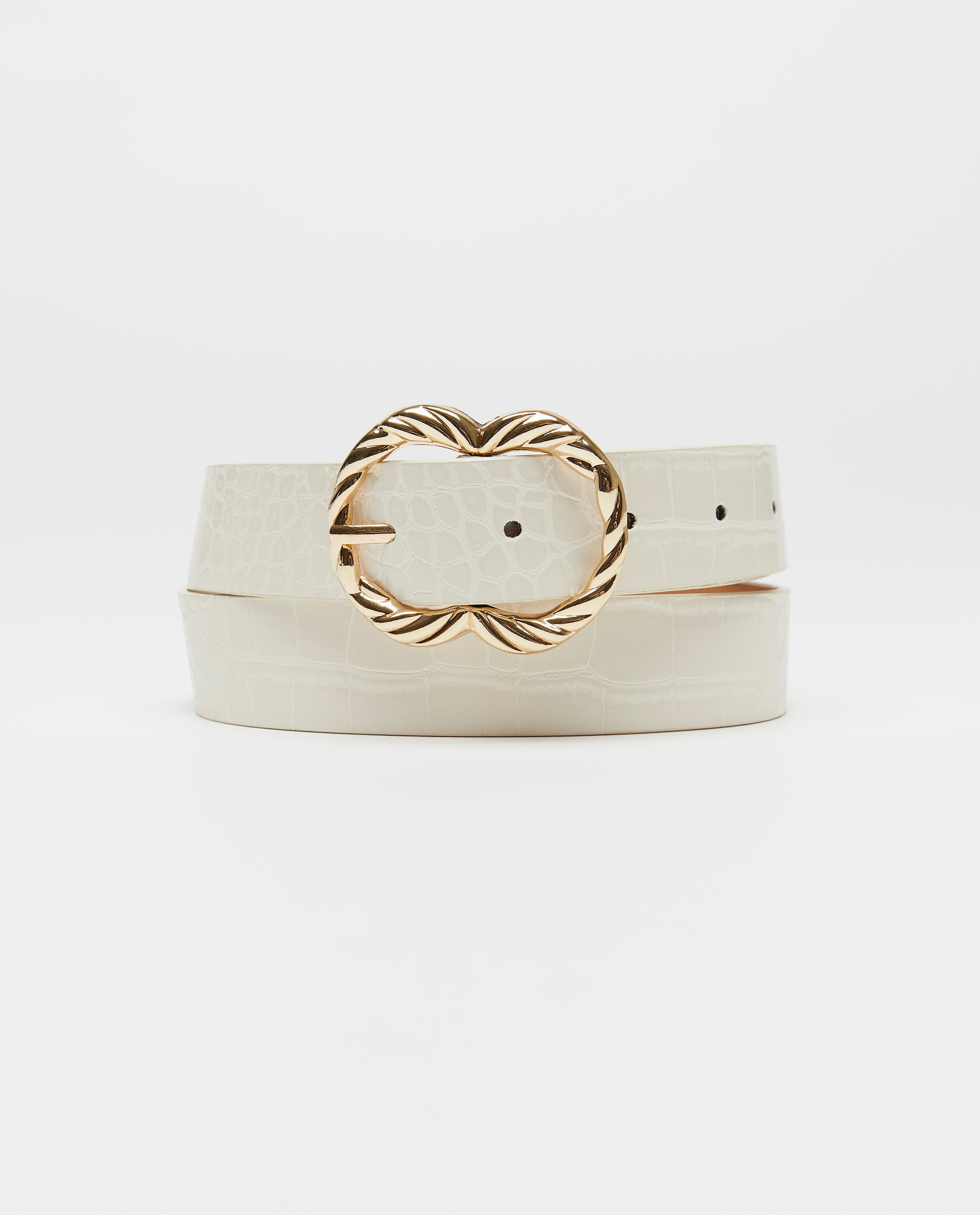 Ceinture à imprimé reptile - null - Sora