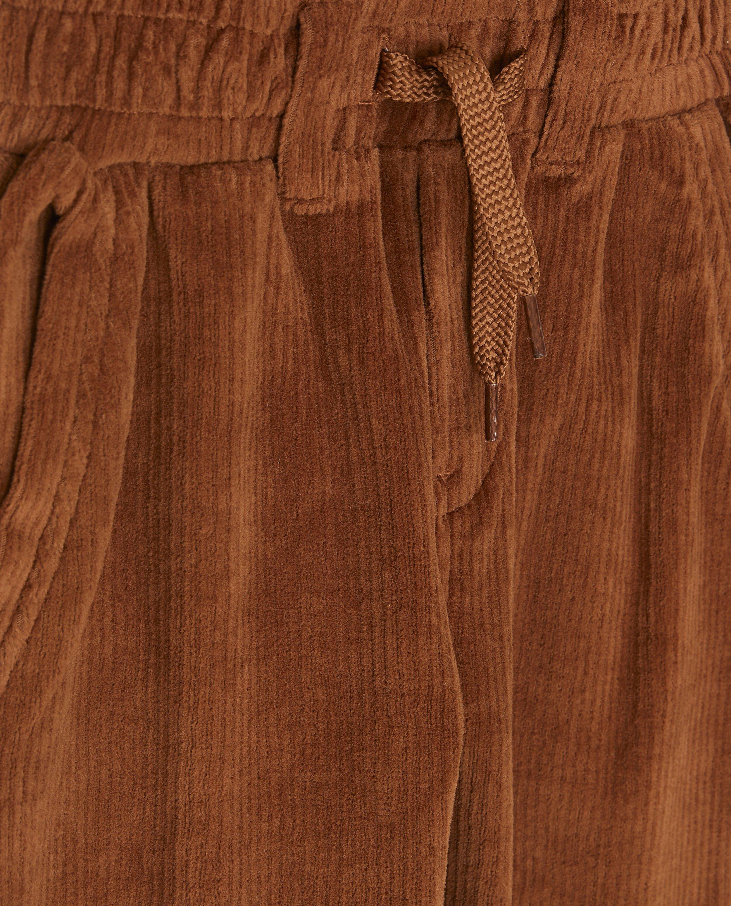 Groene broek van ribfluweel - Product Detail - donkerbruin - afbeelding nummer 5