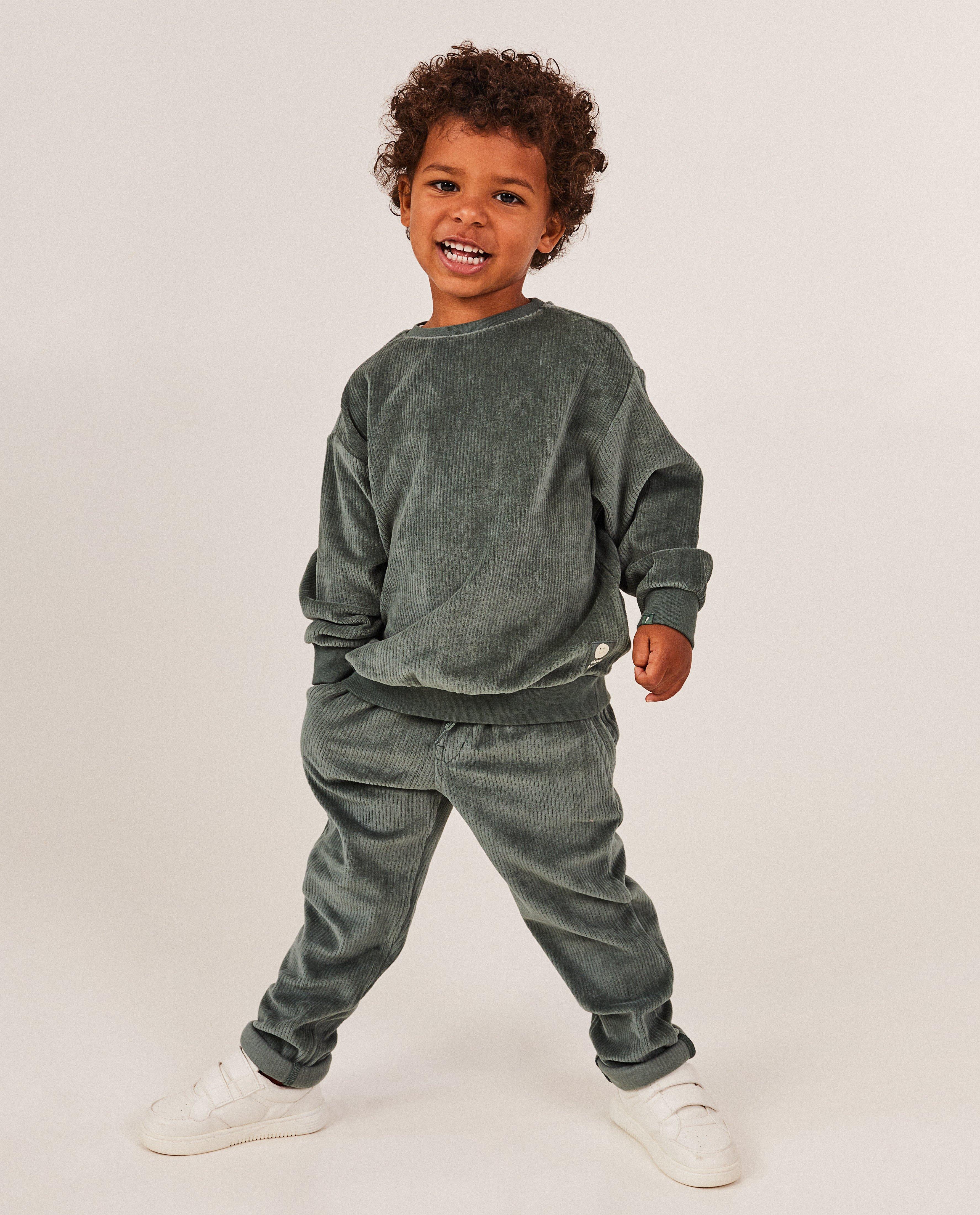 Pantalon vert en velours c&ocirc;tel&eacute; - D&eacute;tails du produit - khaki - image num&eacute;ro 2