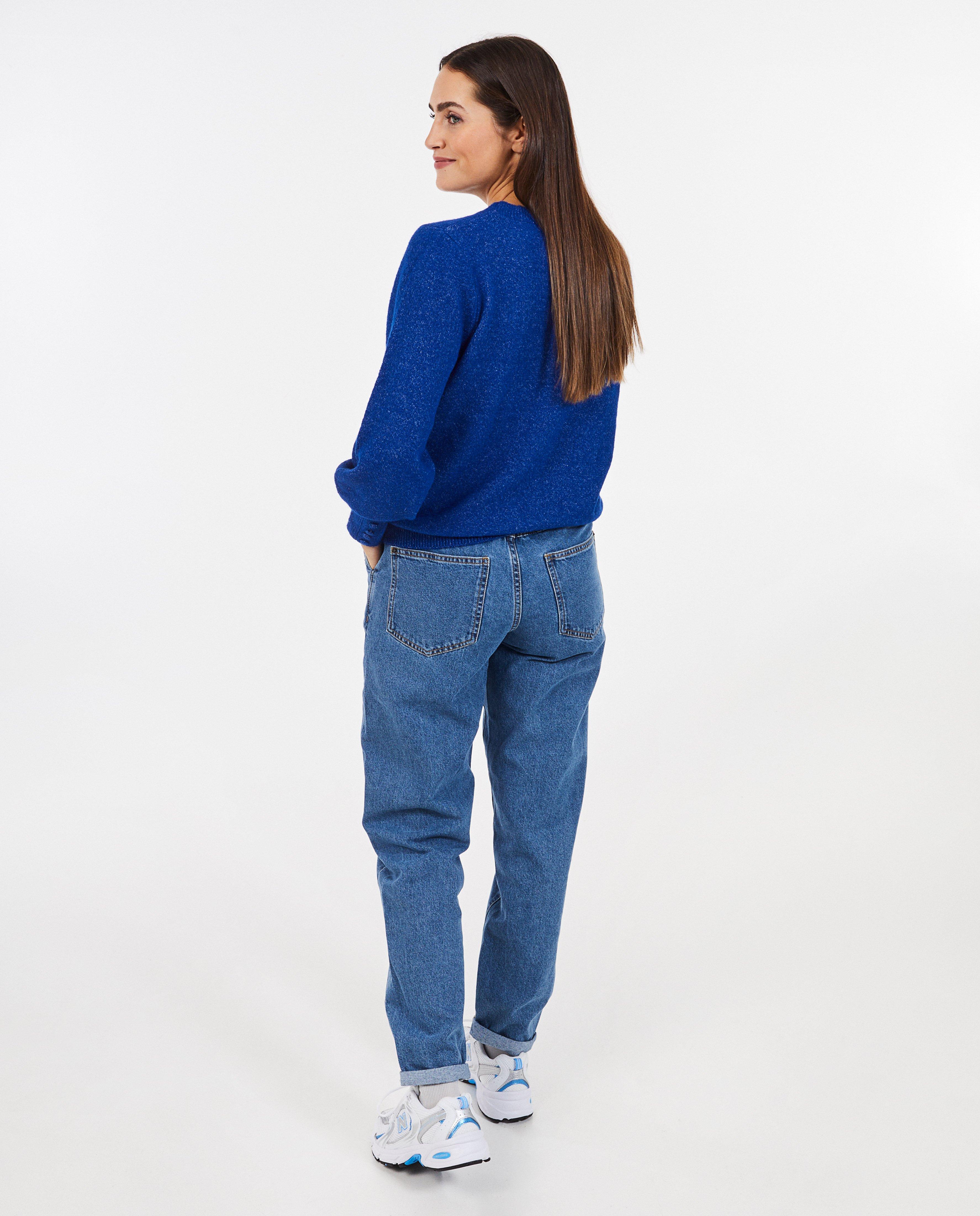 Jeans - Blauwe jeans, slouchy fit