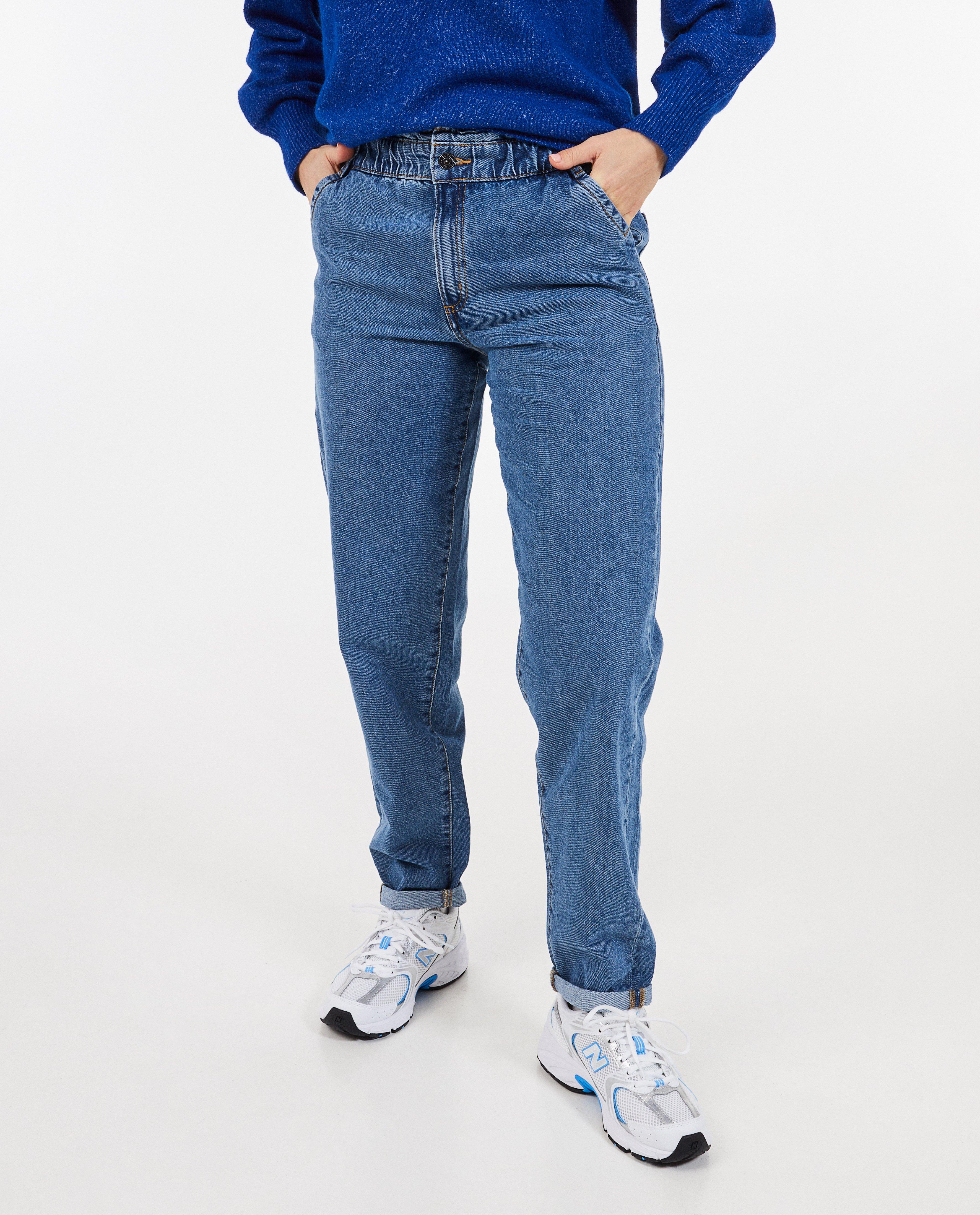 Jeans - Blauwe jeans, slouchy fit