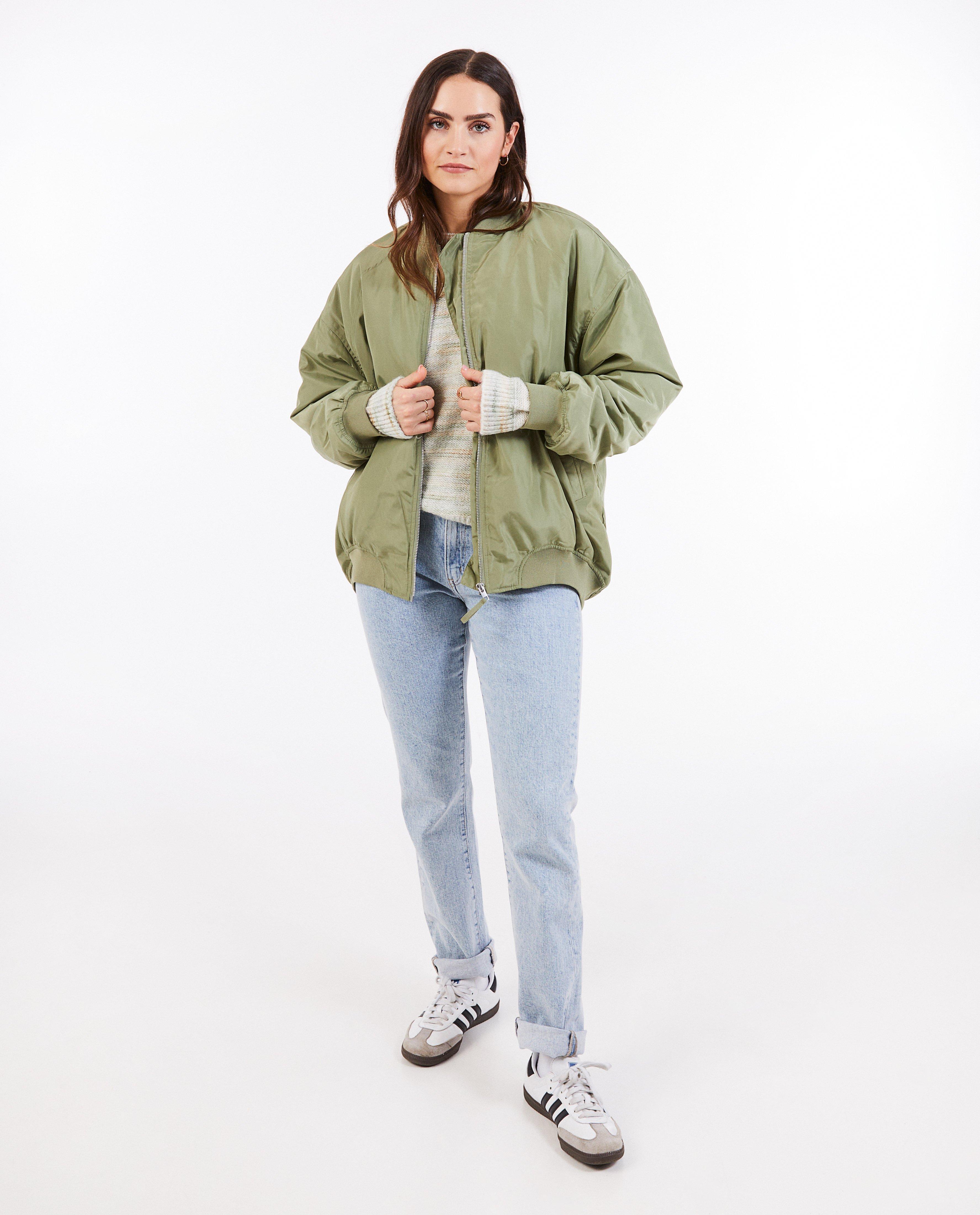 Oversized bomber - Product Detail - khaki - afbeelding nummer 3