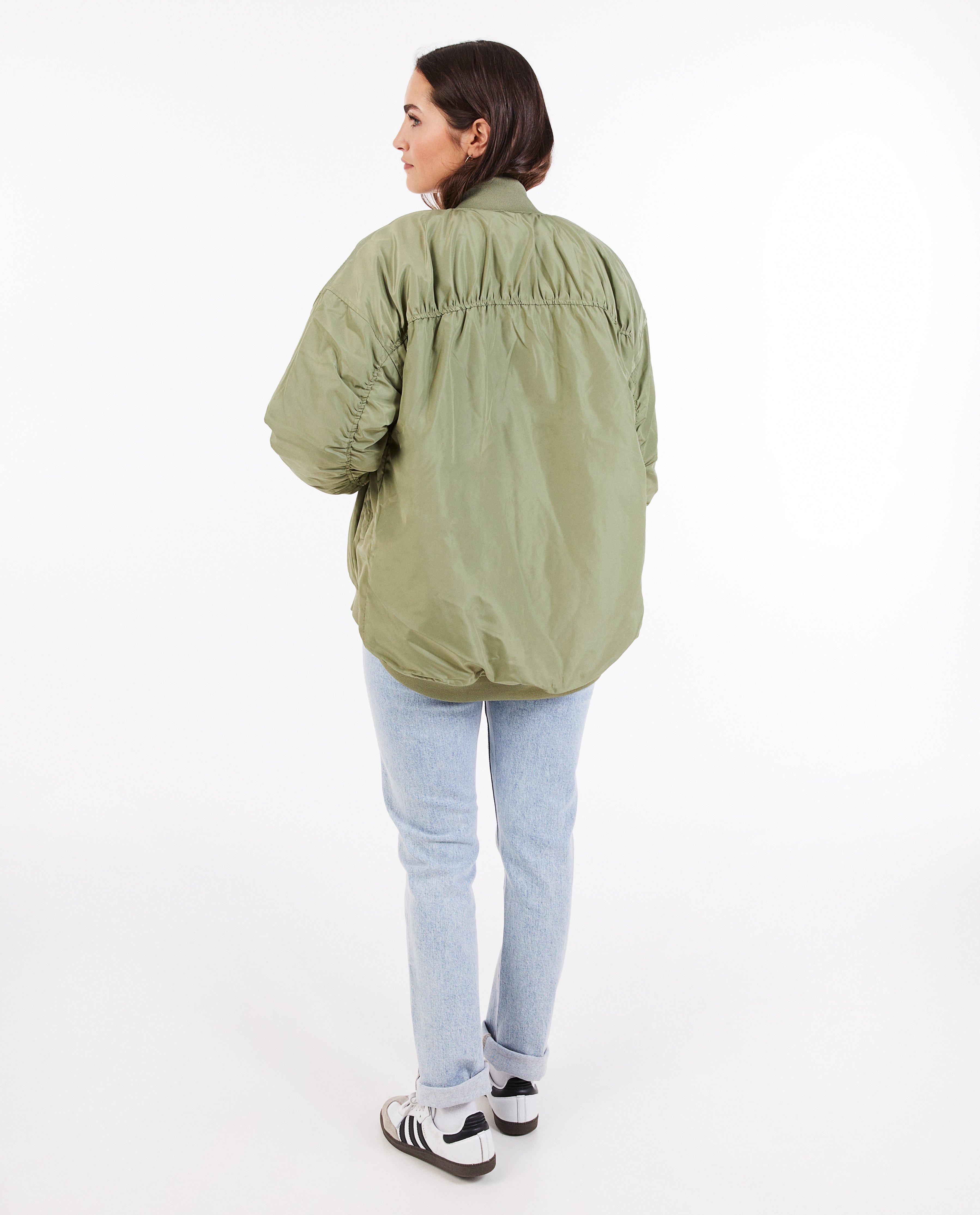Oversized bomber - Product Detail - khaki - afbeelding nummer 4