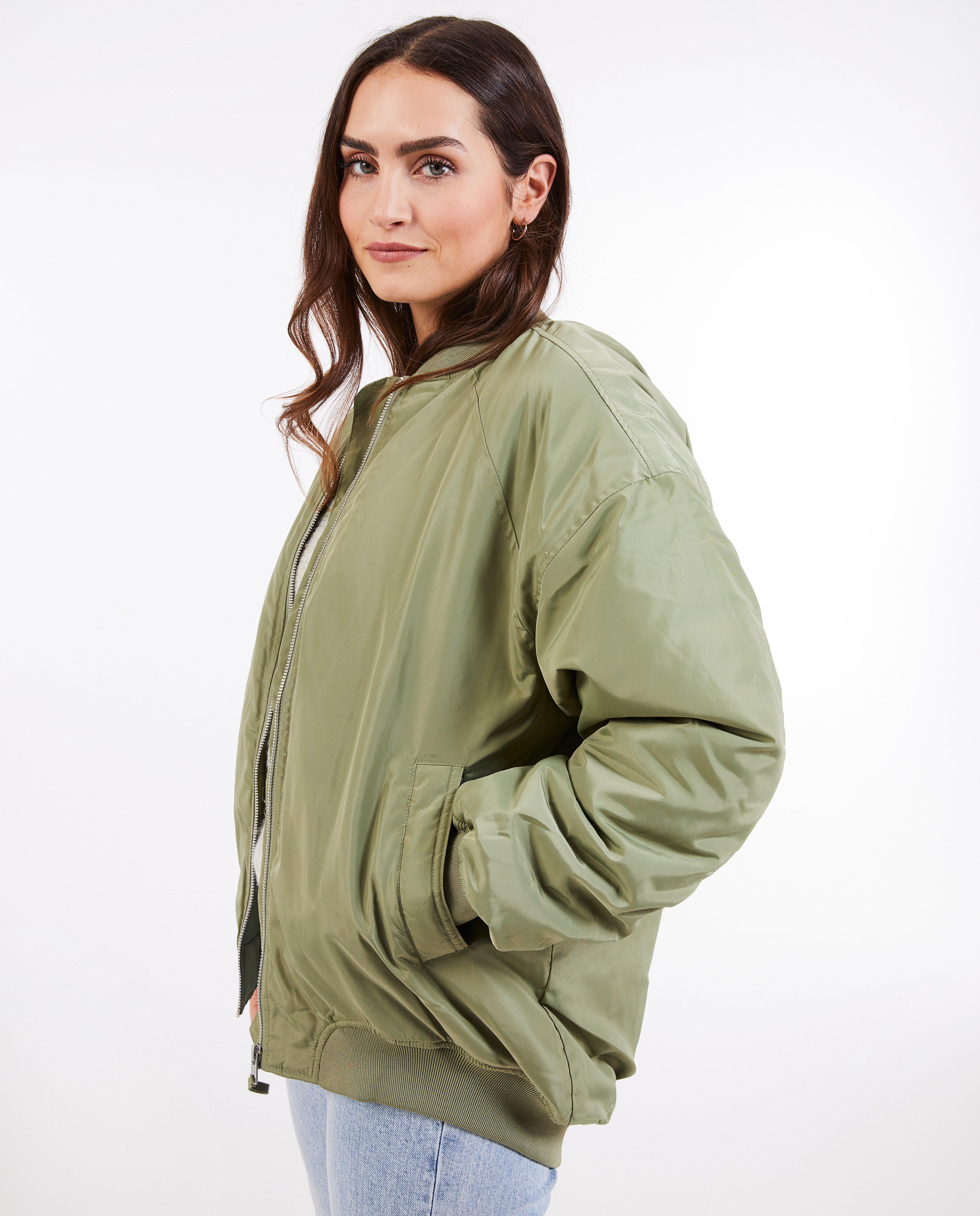 Oversized bomber - Product Detail - khaki - afbeelding nummer 5