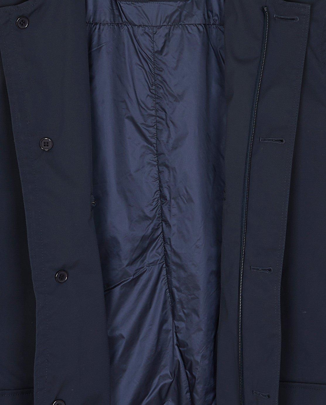 Poncho's en teddy's - Donkerblauwe jas