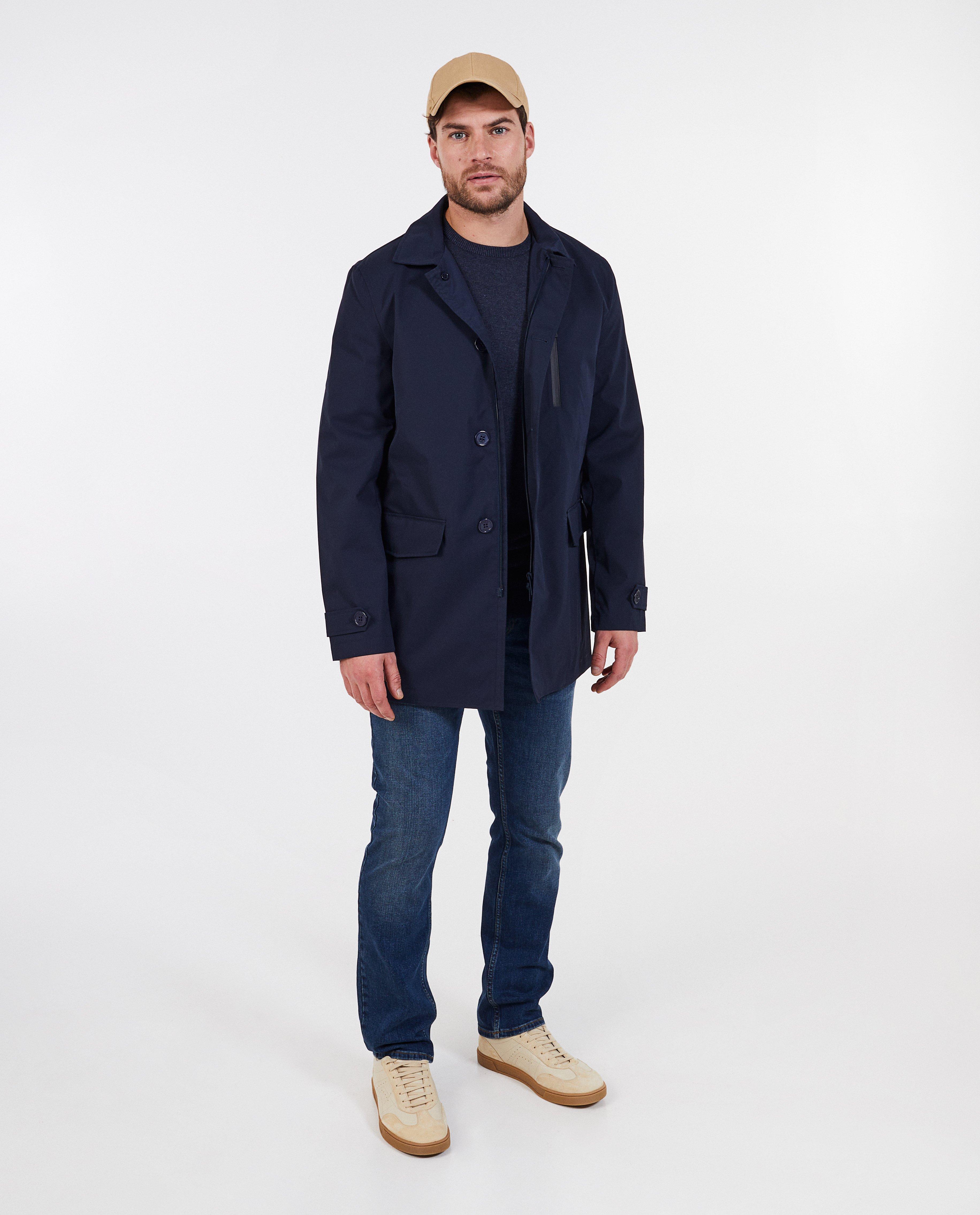 Poncho's en teddy's - Donkerblauwe jas