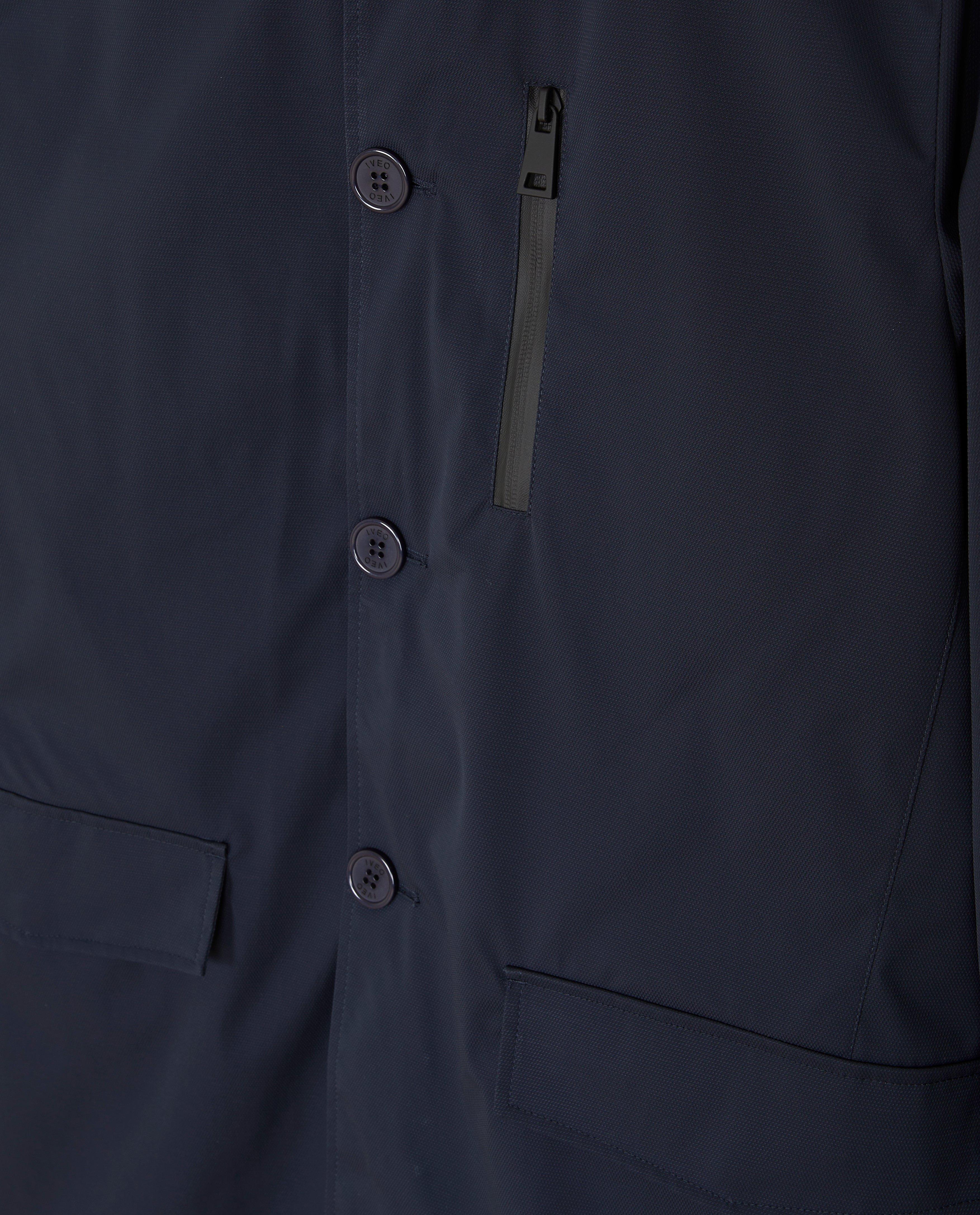 Poncho's en teddy's - Donkerblauwe jas